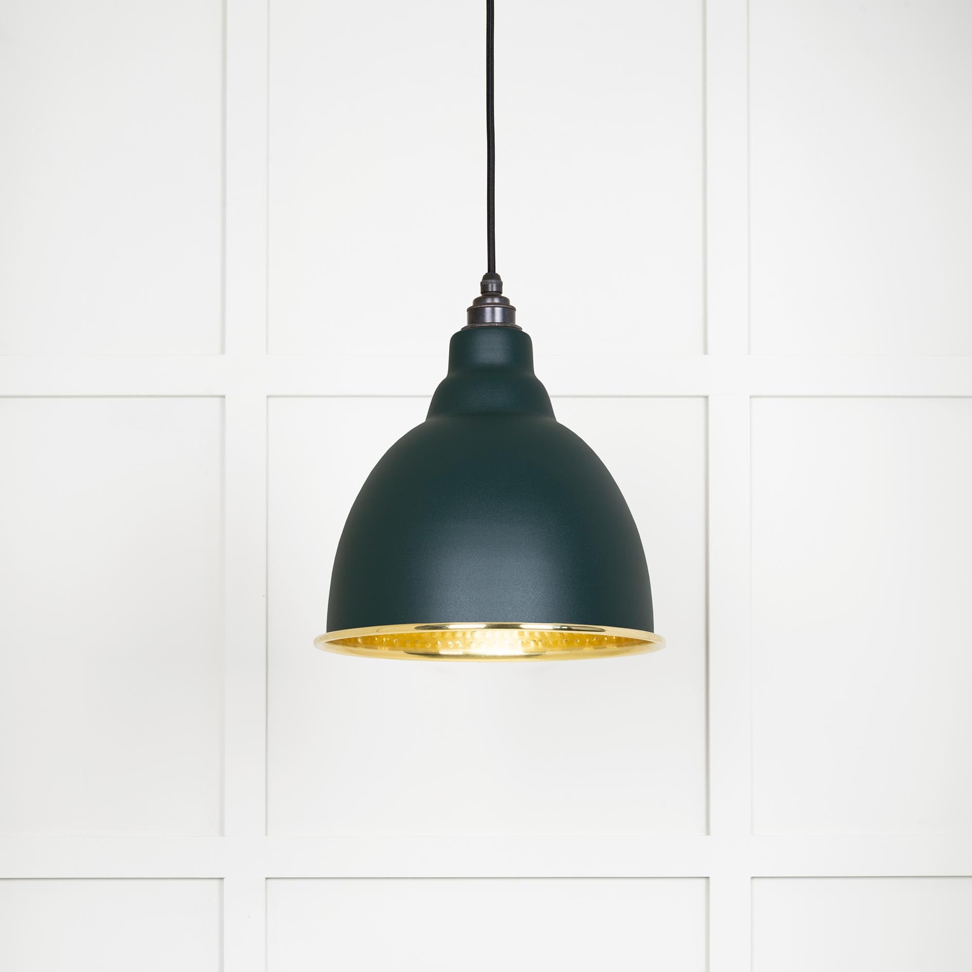 Hammered Brass Brindley Pendant in Dingle | From The Anvil - Brindley - From The Anvil - Yester Home