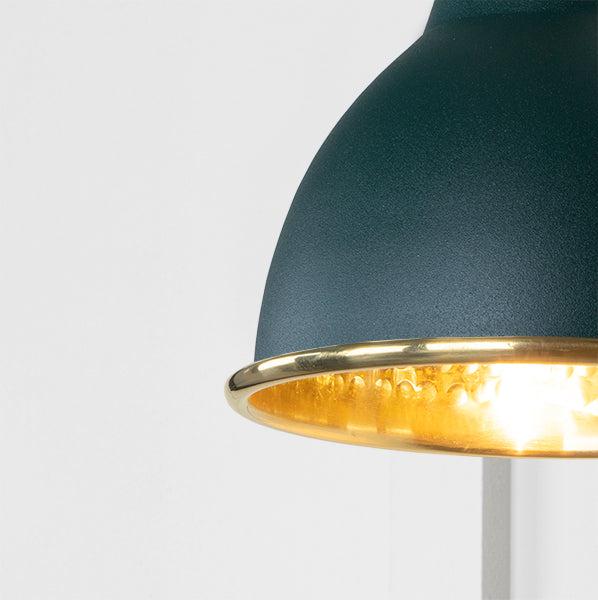 Hammered Brass Brindley Wall Light in Dingle | From The Anvil-Wall Lights-Yester Home