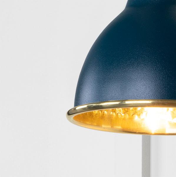 Hammered Brass Brindley Wall Light in Dusk | From The Anvil-Wall Lights-Yester Home