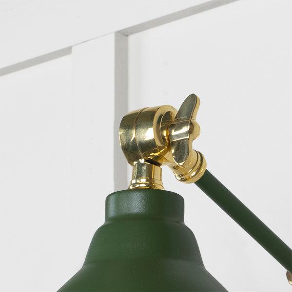 Hammered Brass Brindley Wall Light in Heath | From The Anvil-Wall Lights-Yester Home