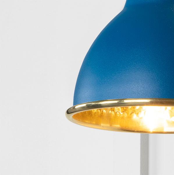 Hammered Brass Brindley Wall Light in Upstream | From The Anvil-Wall Lights-Yester Home