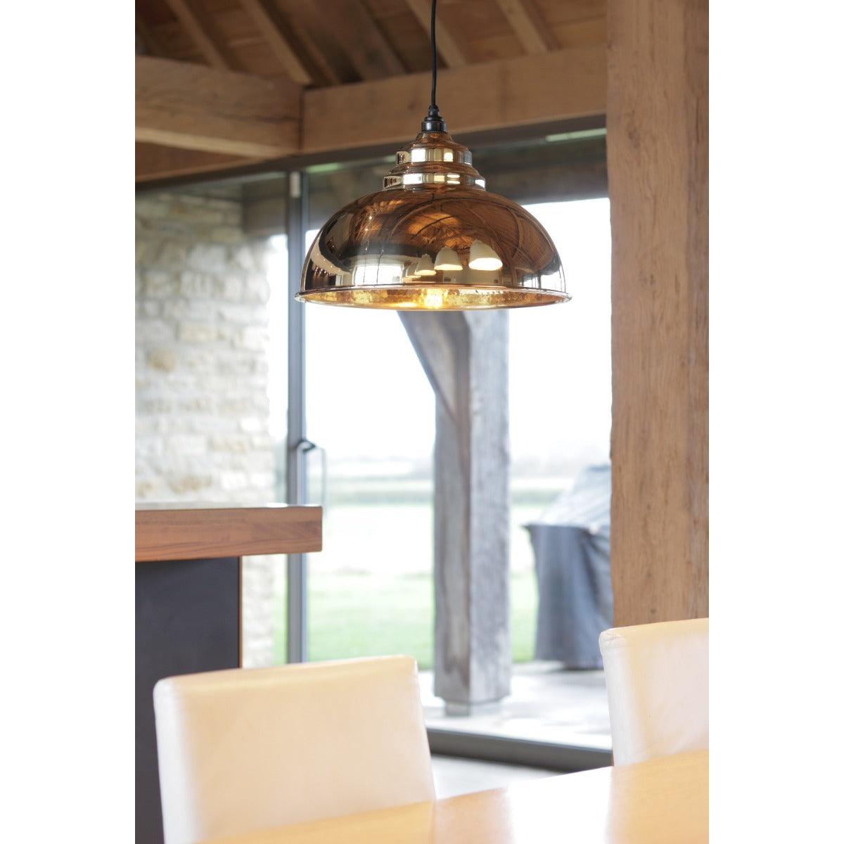 Hammered Brass Harborne Pendant | From The Anvil-Harborne-Yester Home