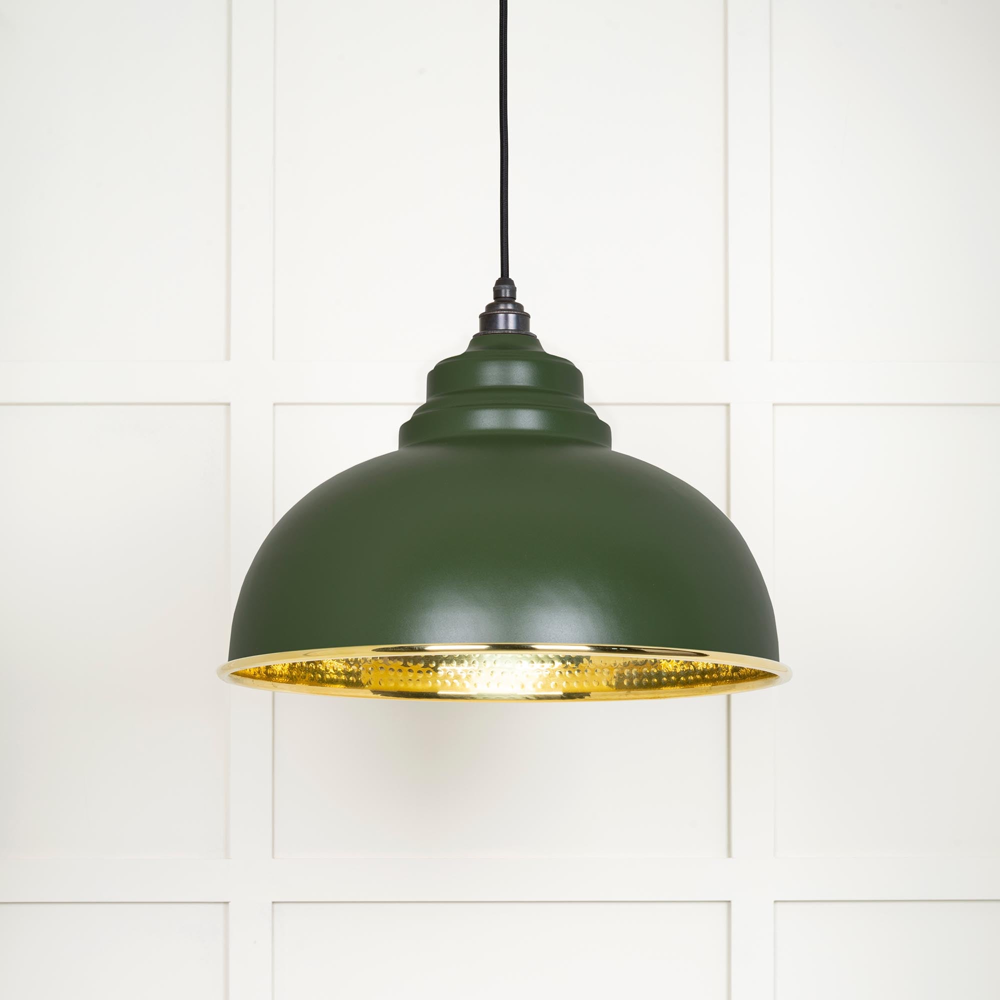 Hammered Brass Harborne Pendant in Heath | From The Anvil - Harborne - From The Anvil - Yester Home