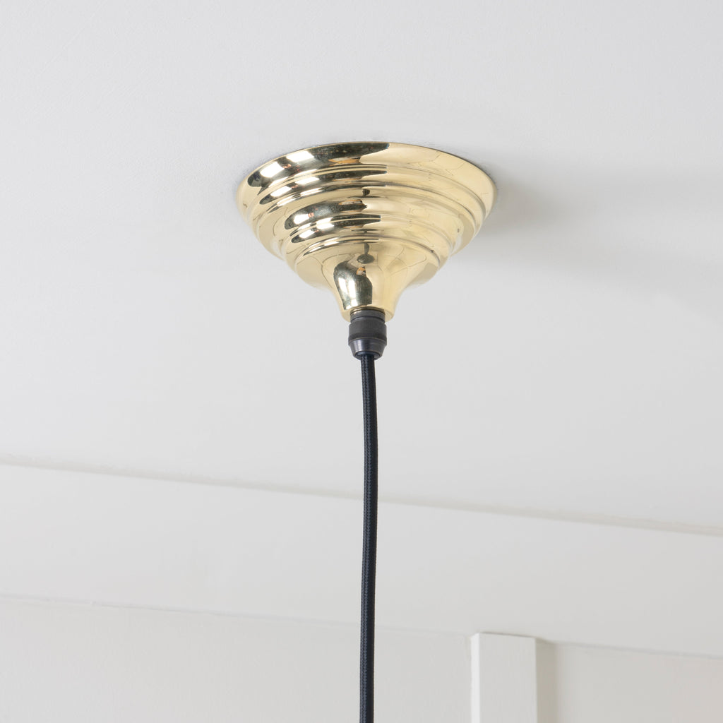 Hammered Brass Hockley Pendant | From The Anvil-Hockley-Yester Home