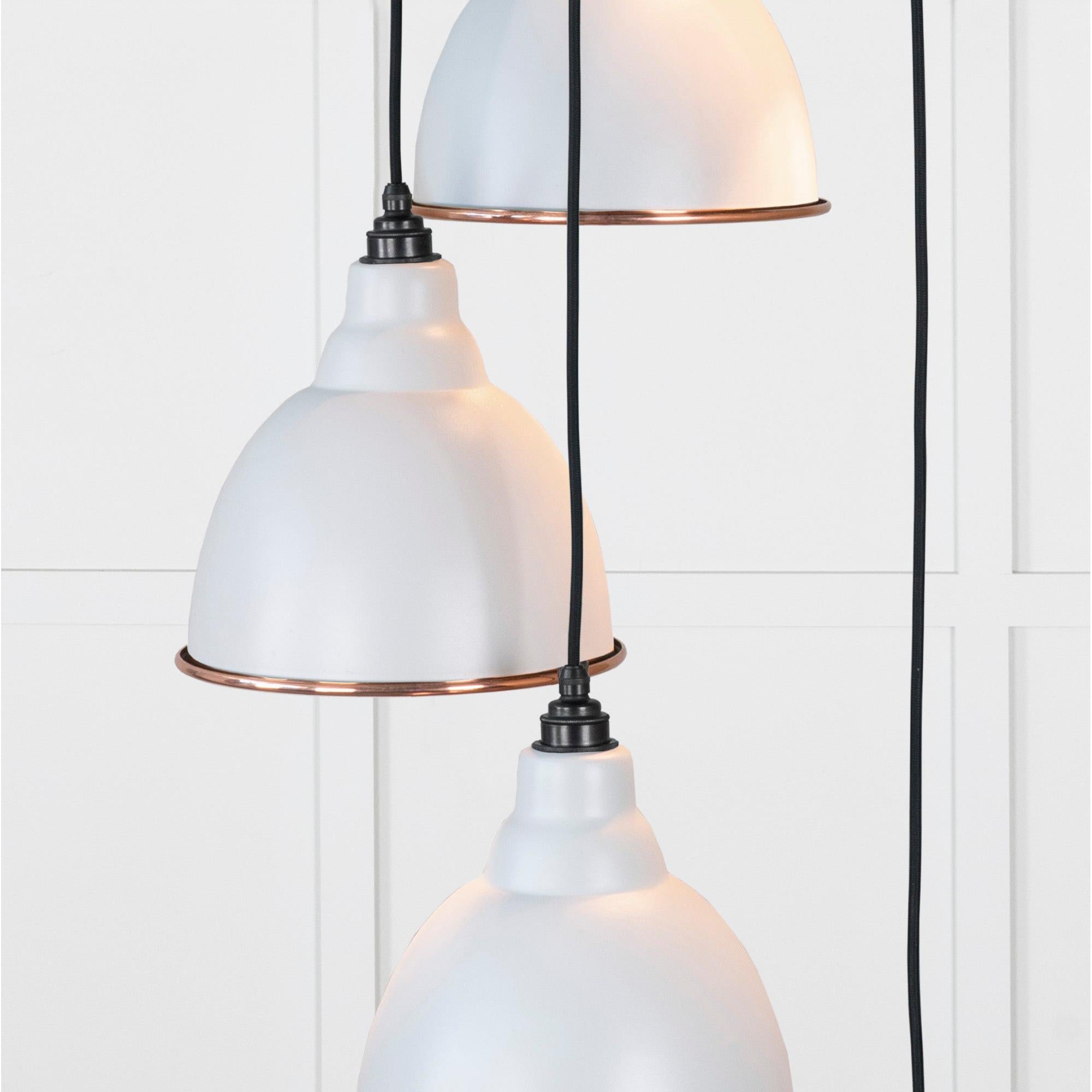 Hammered Copper Brindley Cluster Pendant in Birch | From The Anvil - Cluster Pendants - From The Anvil - Yester Home