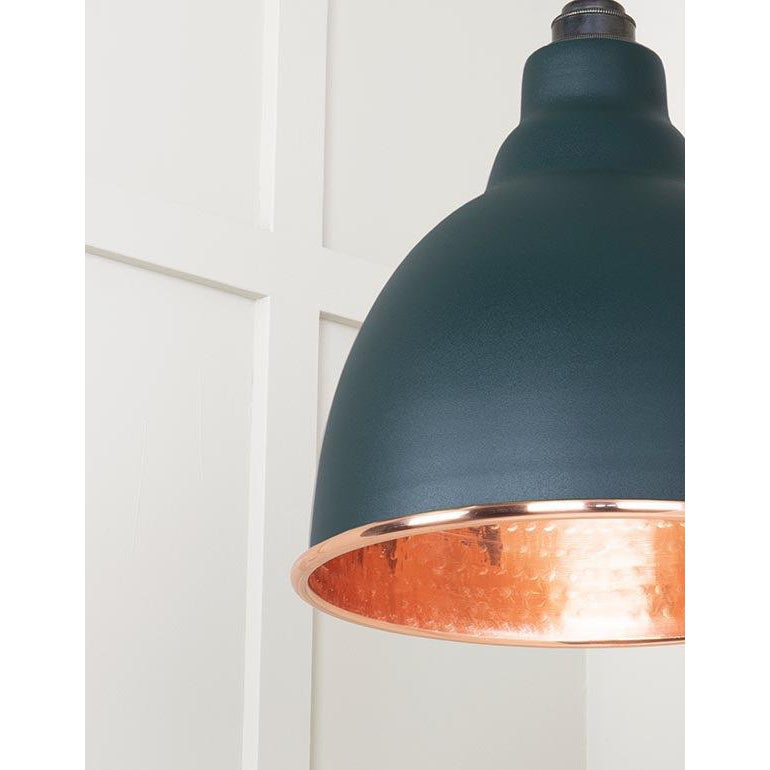 Hammered Copper Brindley Cluster Pendant in Dingle | From The Anvil-Cluster Pendants-Yester Home