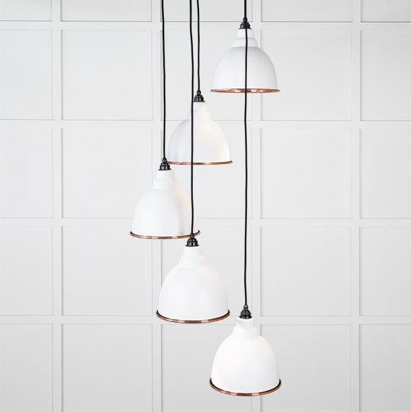 Hammered Copper Brindley Cluster Pendant in Flock | From The Anvil-Cluster Pendants-Yester Home