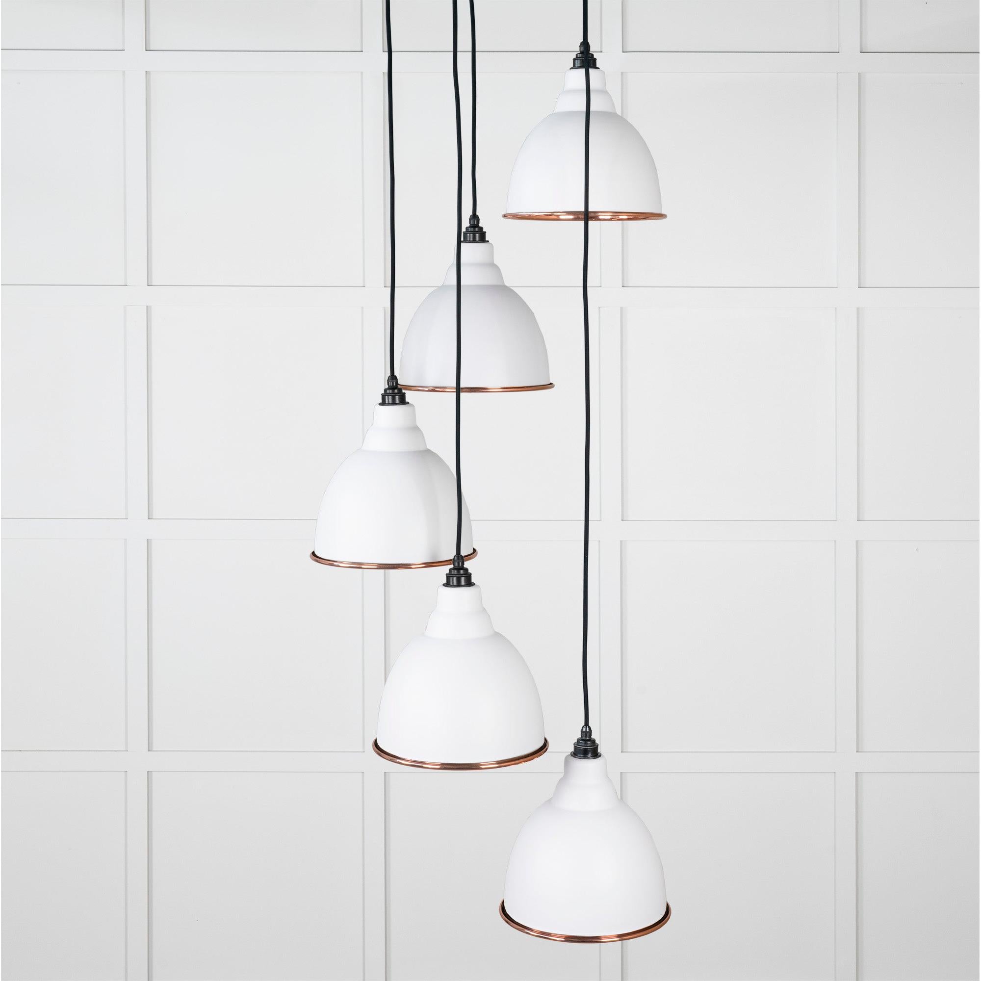 Hammered Copper Brindley Cluster Pendant in Flock | From The Anvil - Cluster Pendants - From The Anvil - Yester Home