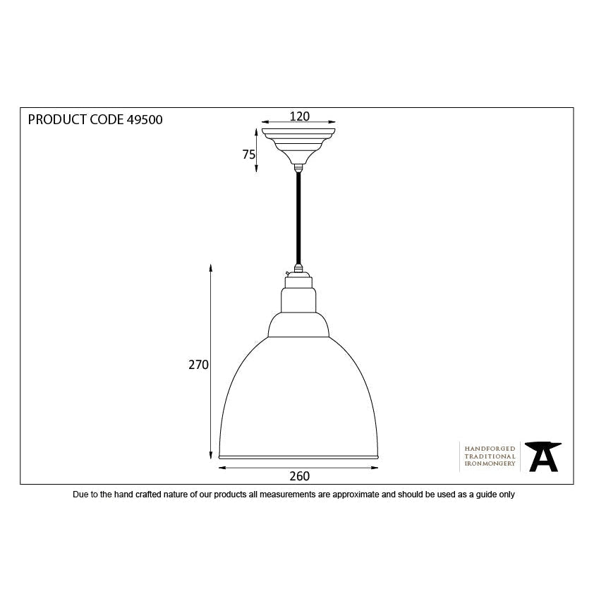 Hammered Copper Brindley Pendant | From The Anvil-Brindley-Yester Home