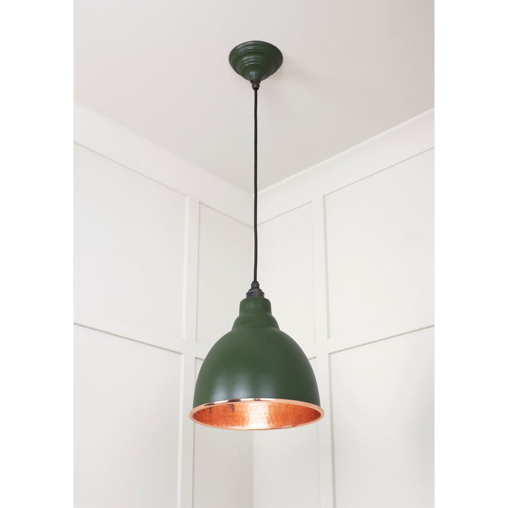 Hammered Copper Brindley Pendant in Heath | From The Anvil-Brindley-Yester Home