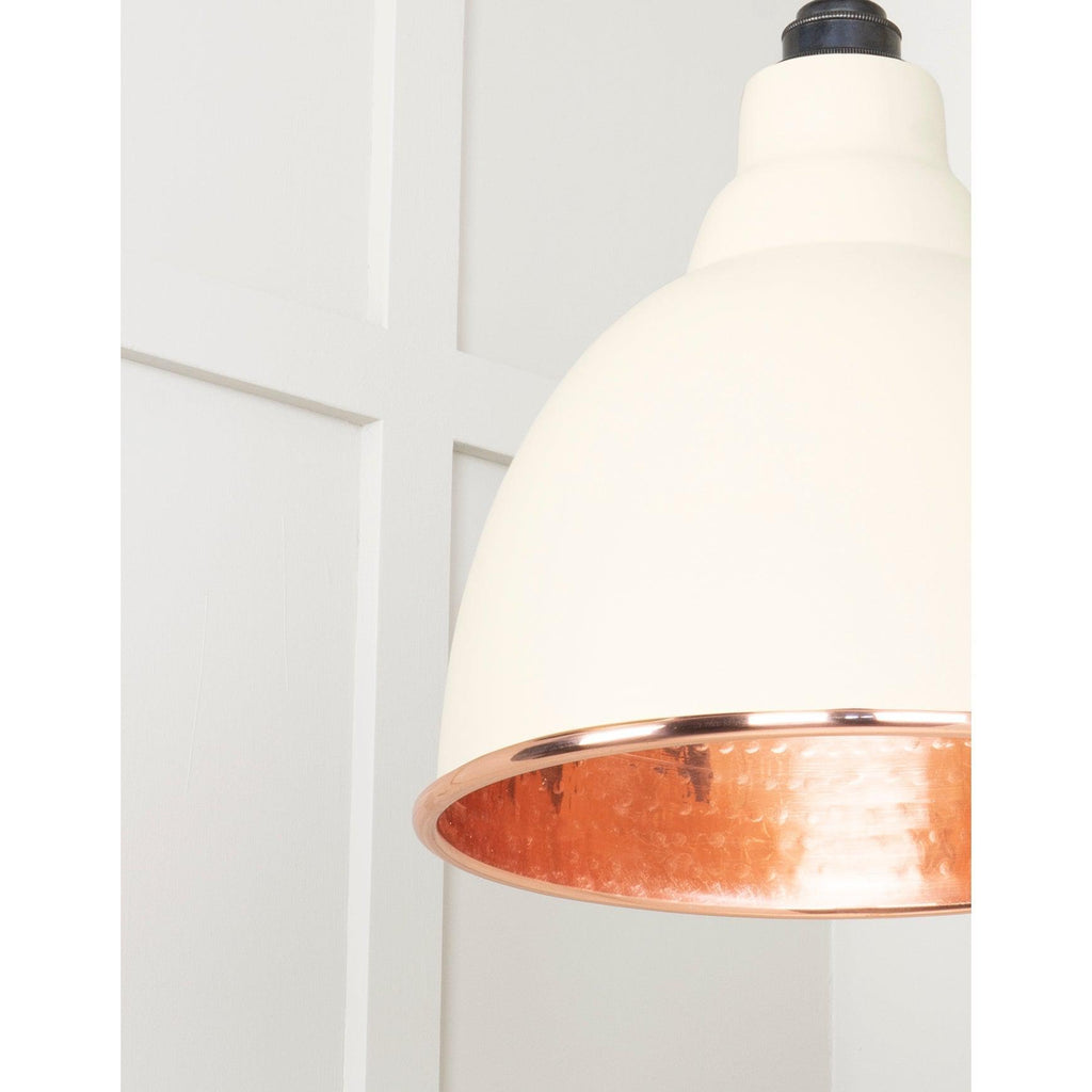 Hammered Copper Brindley Pendant in Teasel | From The Anvil-Brindley-Yester Home