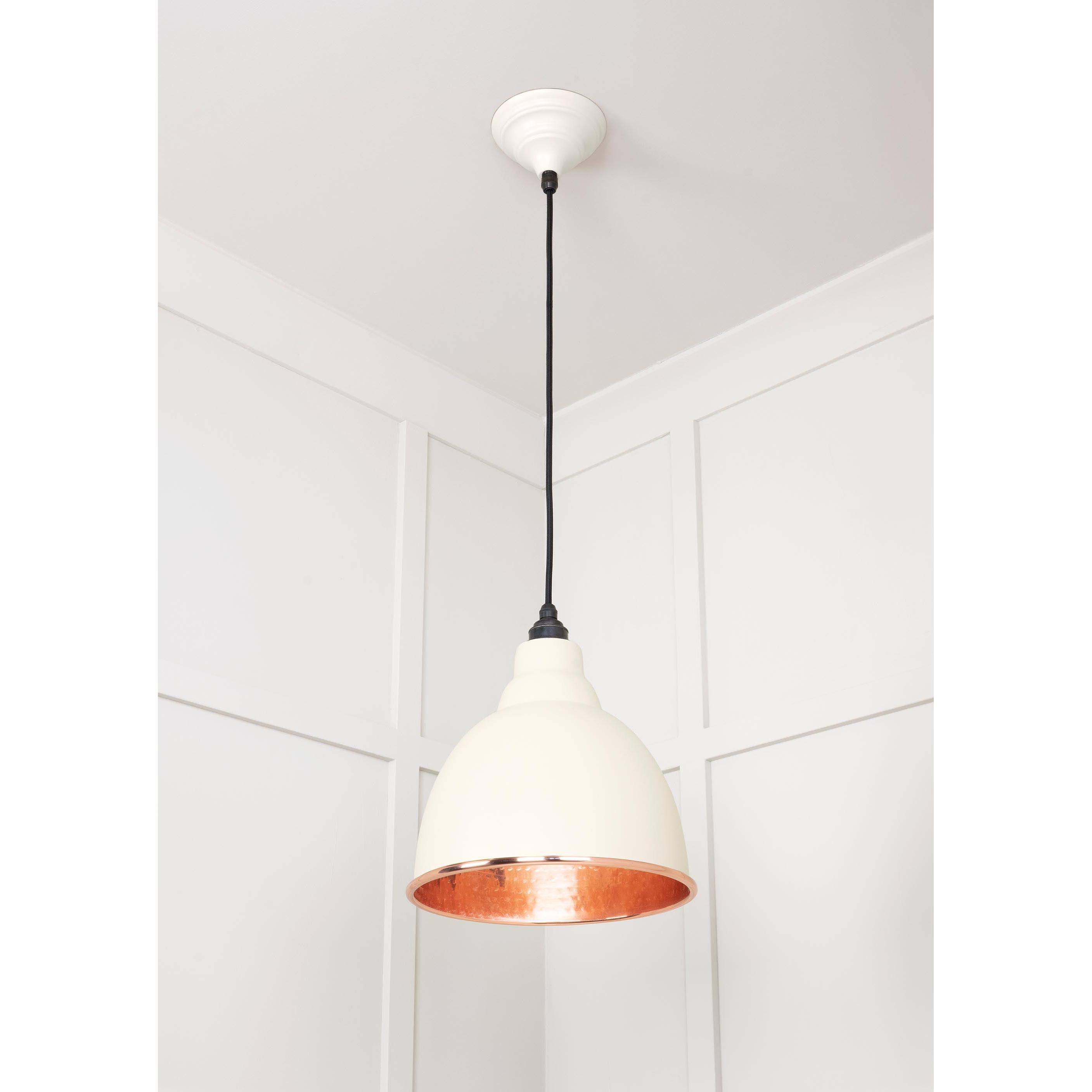Hammered Copper Brindley Pendant in Teasel | From The Anvil - Brindley - From The Anvil - Yester Home