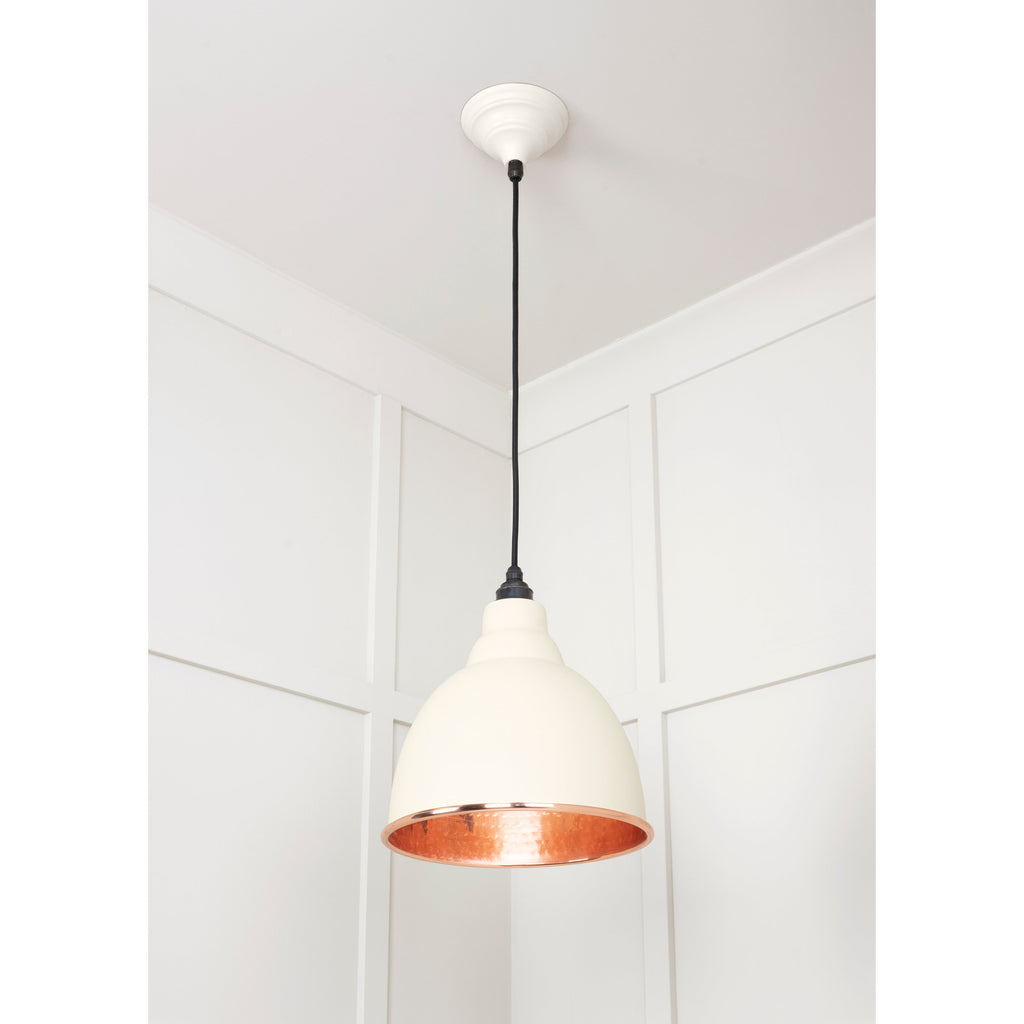 Hammered Copper Brindley Pendant in Teasel | From The Anvil-Brindley-Yester Home