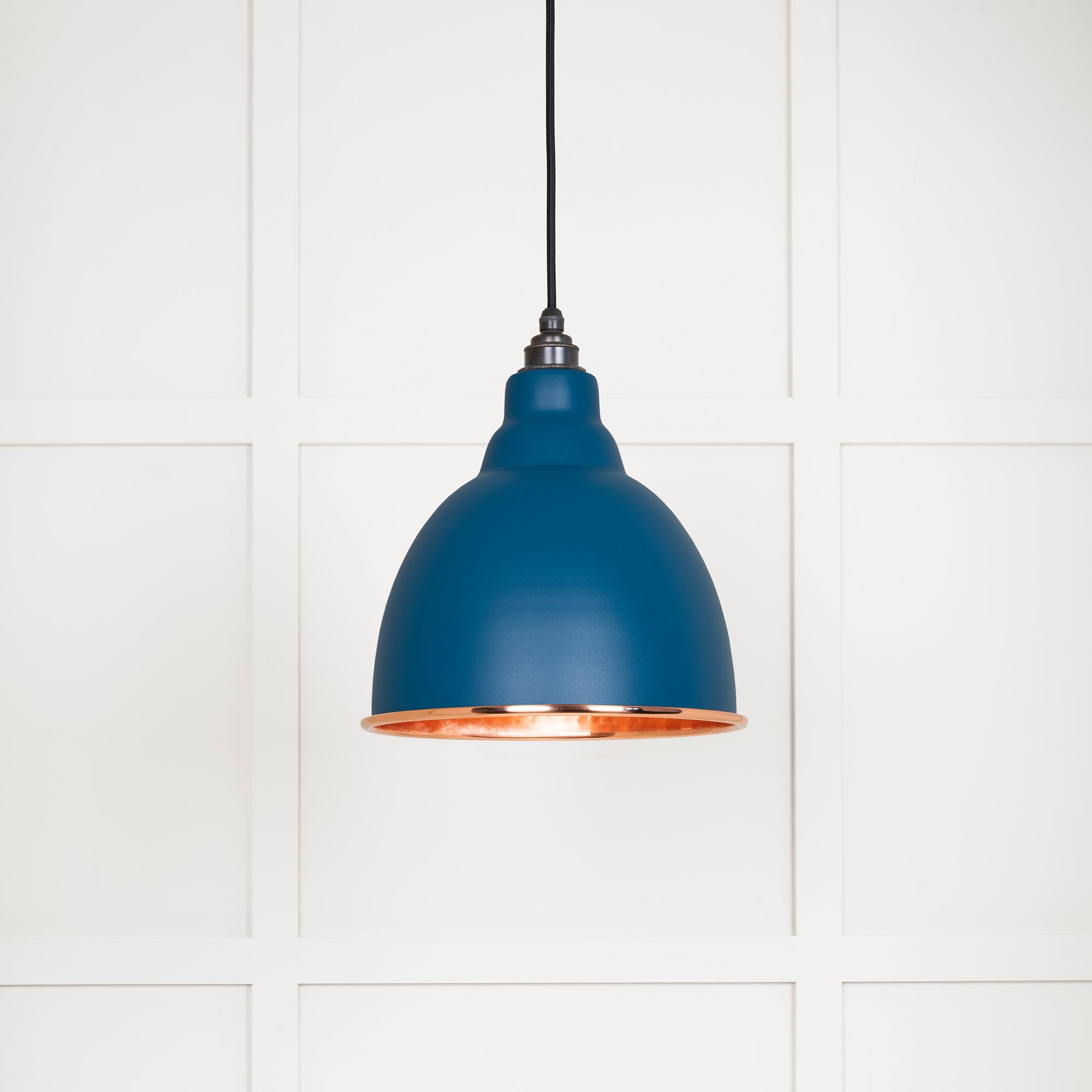 Hammered Copper Brindley Pendant in Upstream | From The Anvil - Brindley - From The Anvil - Yester Home