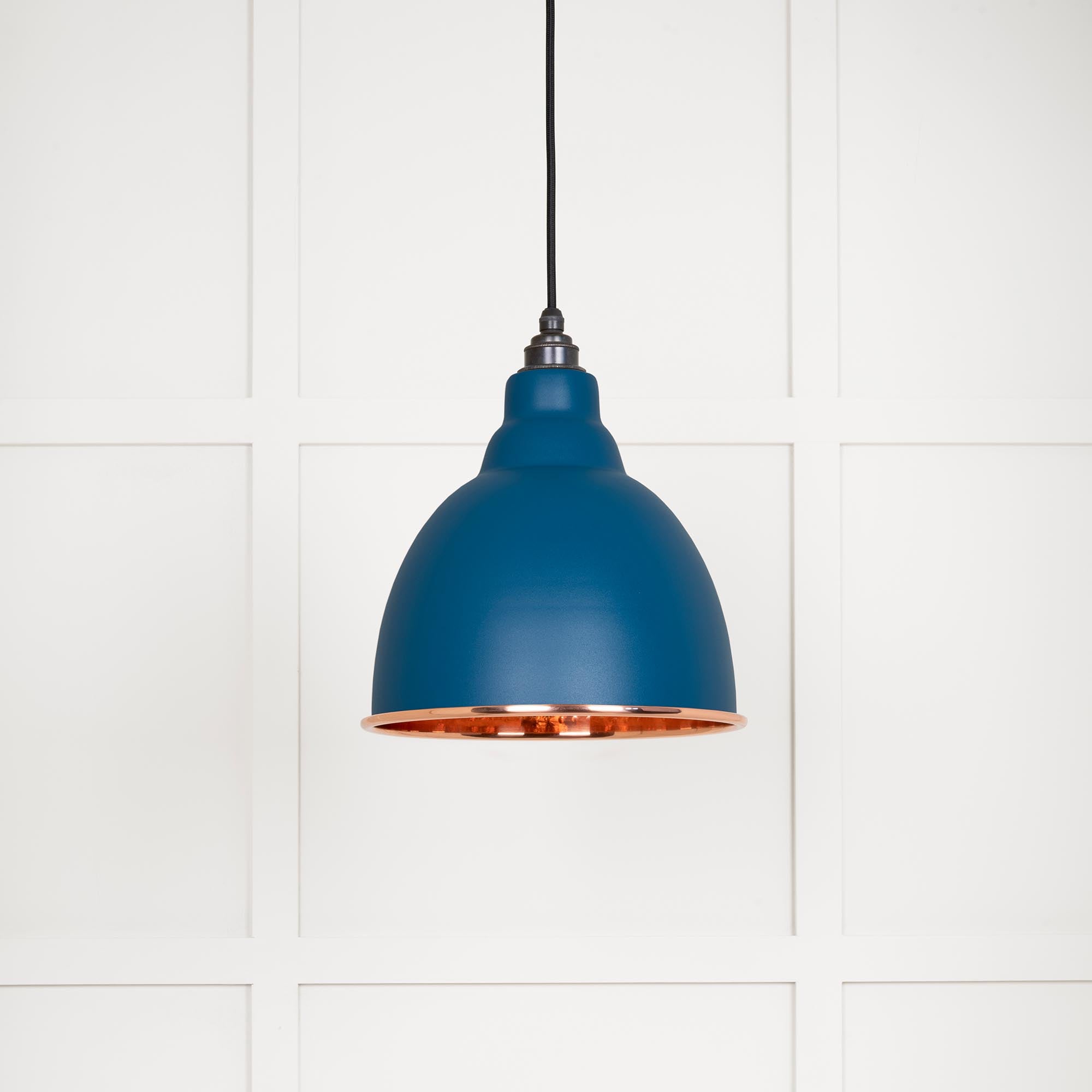 Hammered Copper Brindley Pendant in Upstream | From The Anvil - Brindley - From The Anvil - Yester Home