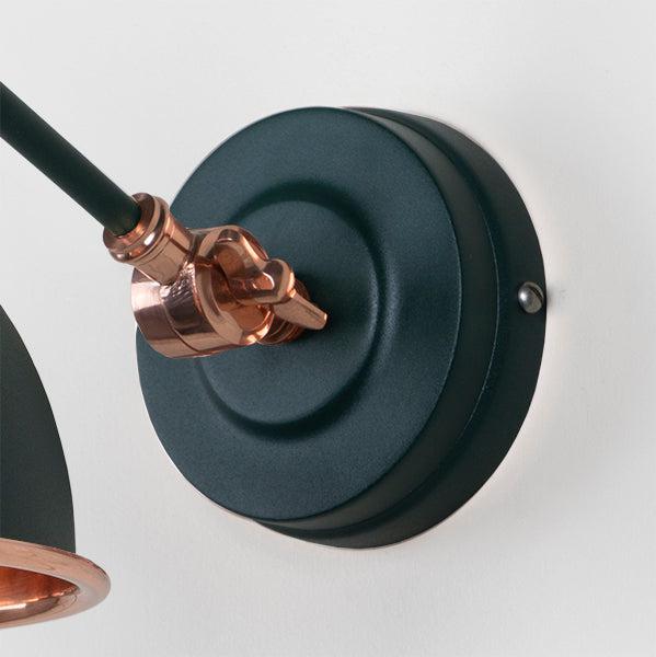 Hammered Copper Brindley Wall Light in Dingle | From The Anvil-Wall Lights-Yester Home