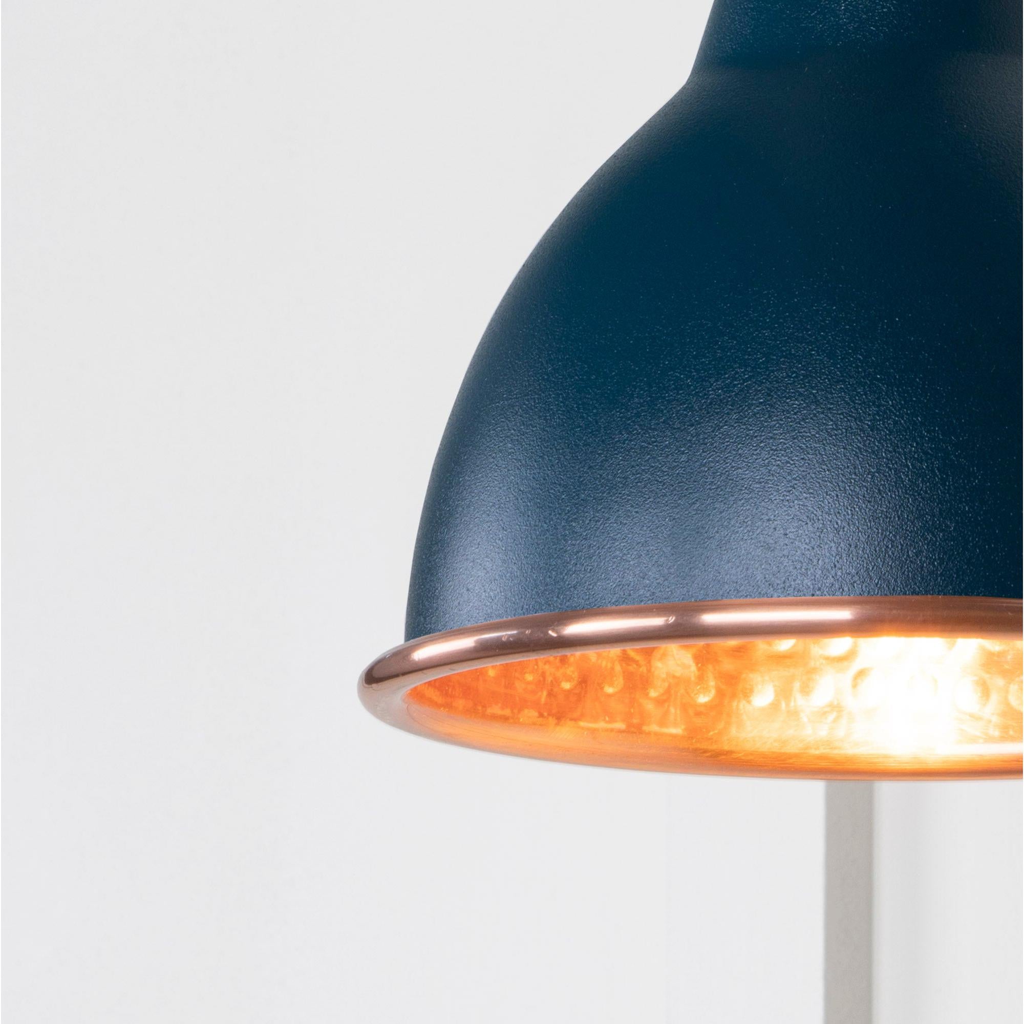 Hammered Copper Brindley Wall Light in Dusk | From The Anvil - Wall Lights - From The Anvil - Yester Home