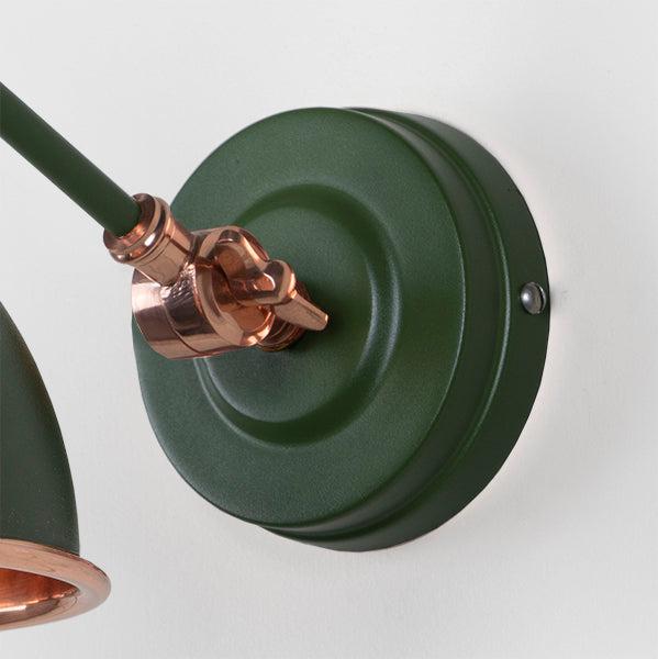Hammered Copper Brindley Wall Light in Heath | From The Anvil-Wall Lights-Yester Home