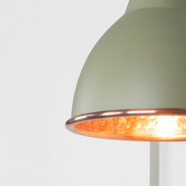 Hammered Copper Brindley Wall Light in Tump | From The Anvil-Wall Lights-Yester Home