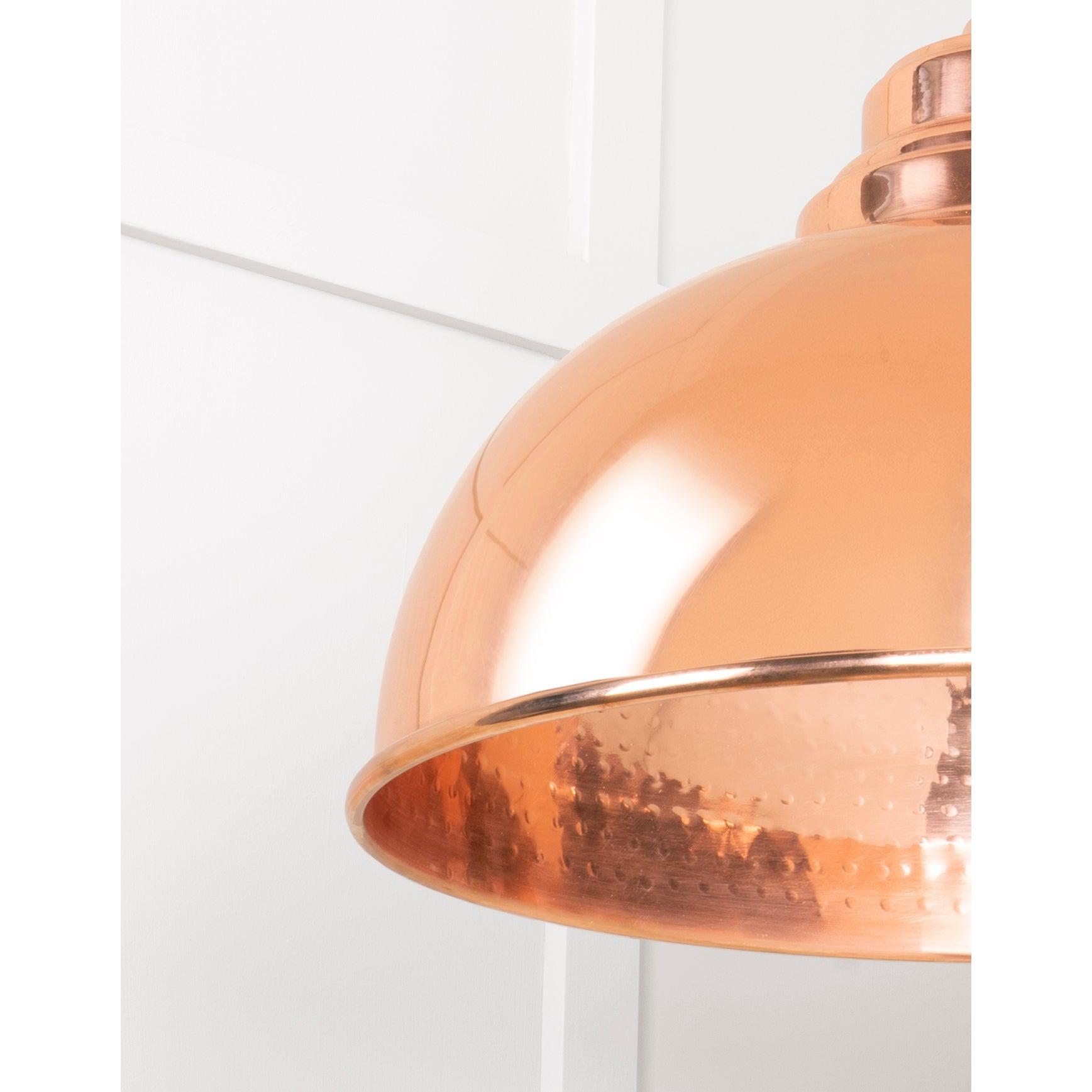 Hammered Copper Harborne Pendant | From The Anvil-Harborne-Yester Home