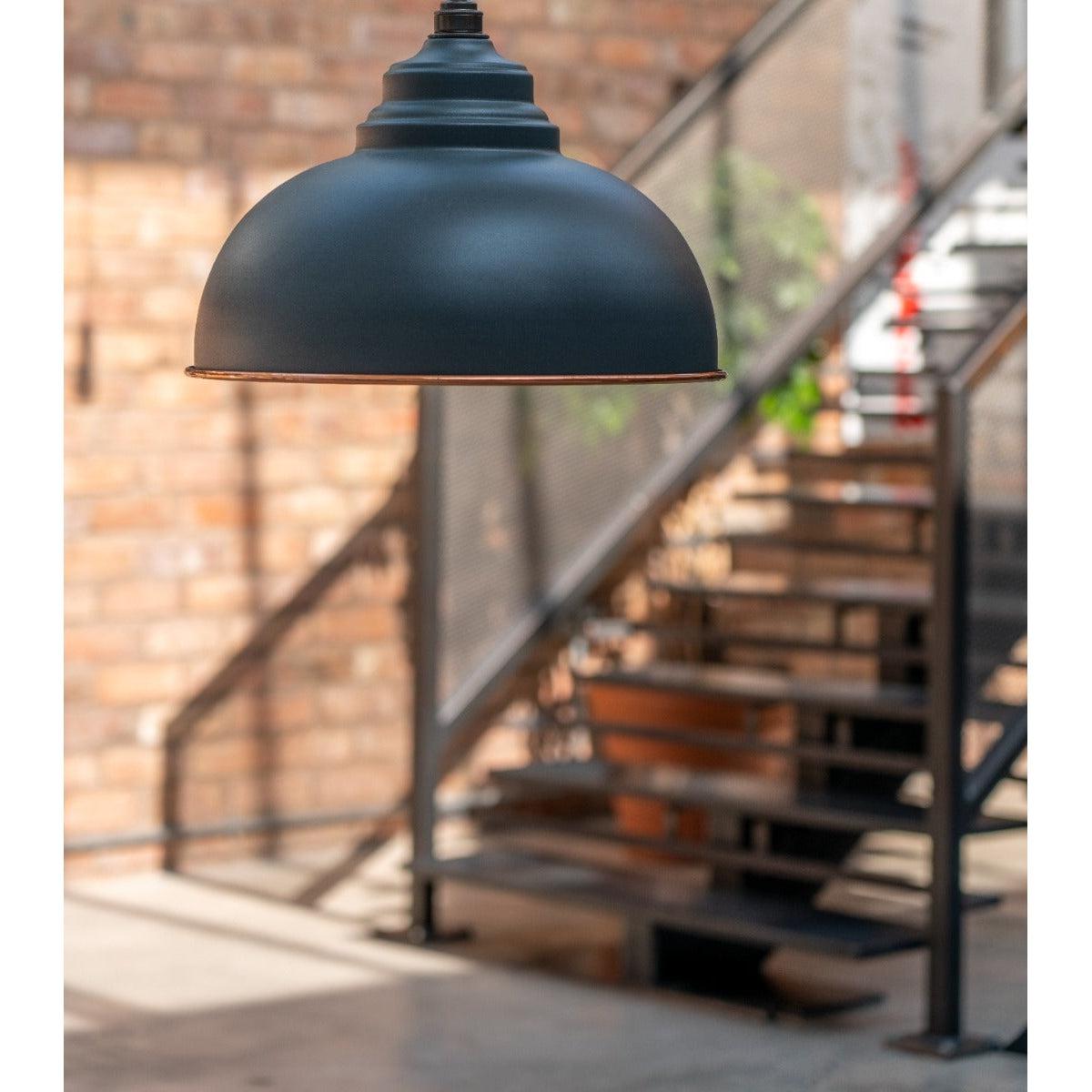 Hammered Copper Harborne Pendant in Dingle | From The Anvil-Harborne-Yester Home