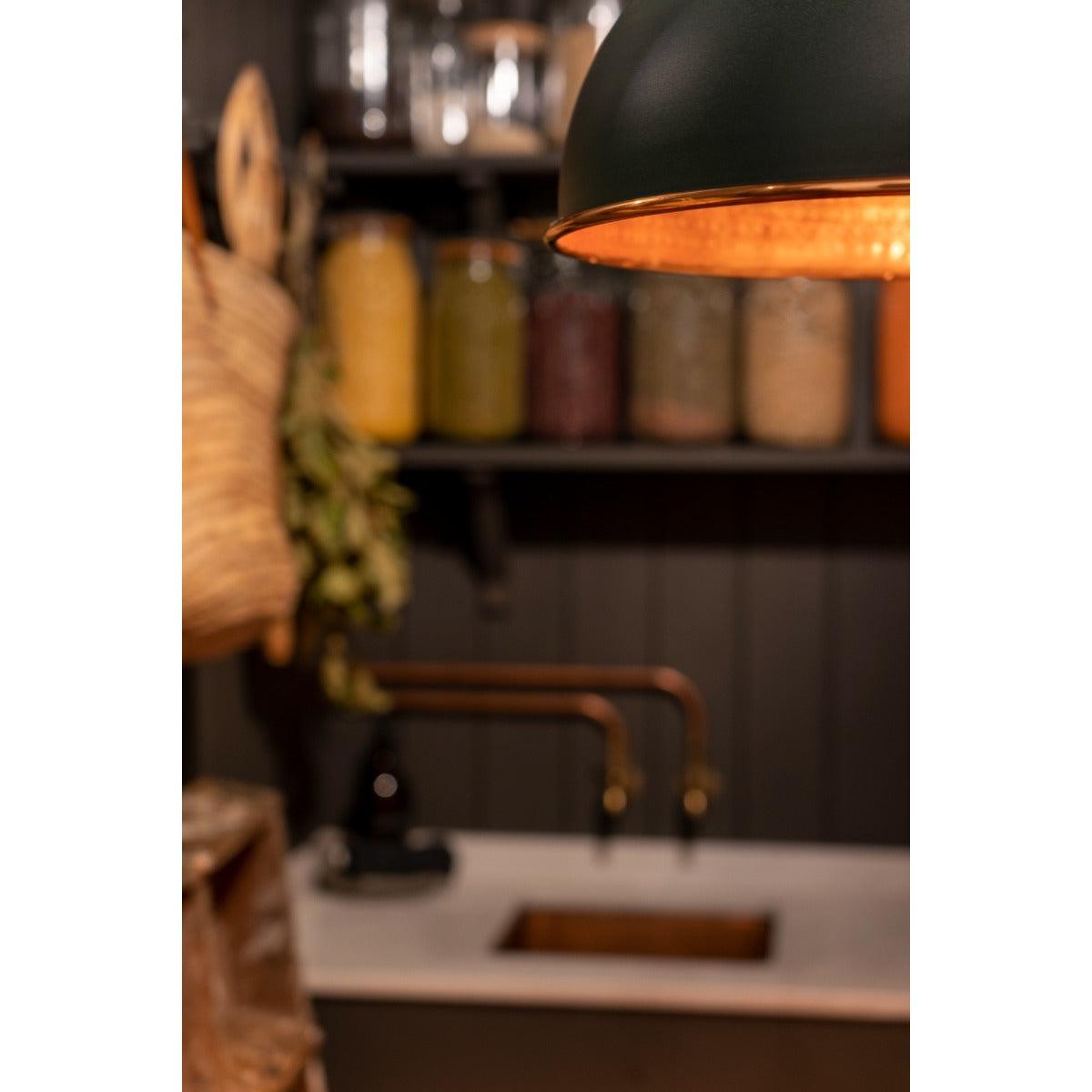 Hammered Copper Harborne Pendant in Dingle | From The Anvil-Harborne-Yester Home