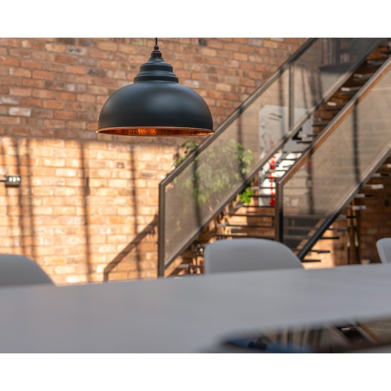 Hammered Copper Harborne Pendant in Dingle | From The Anvil-Harborne-Yester Home