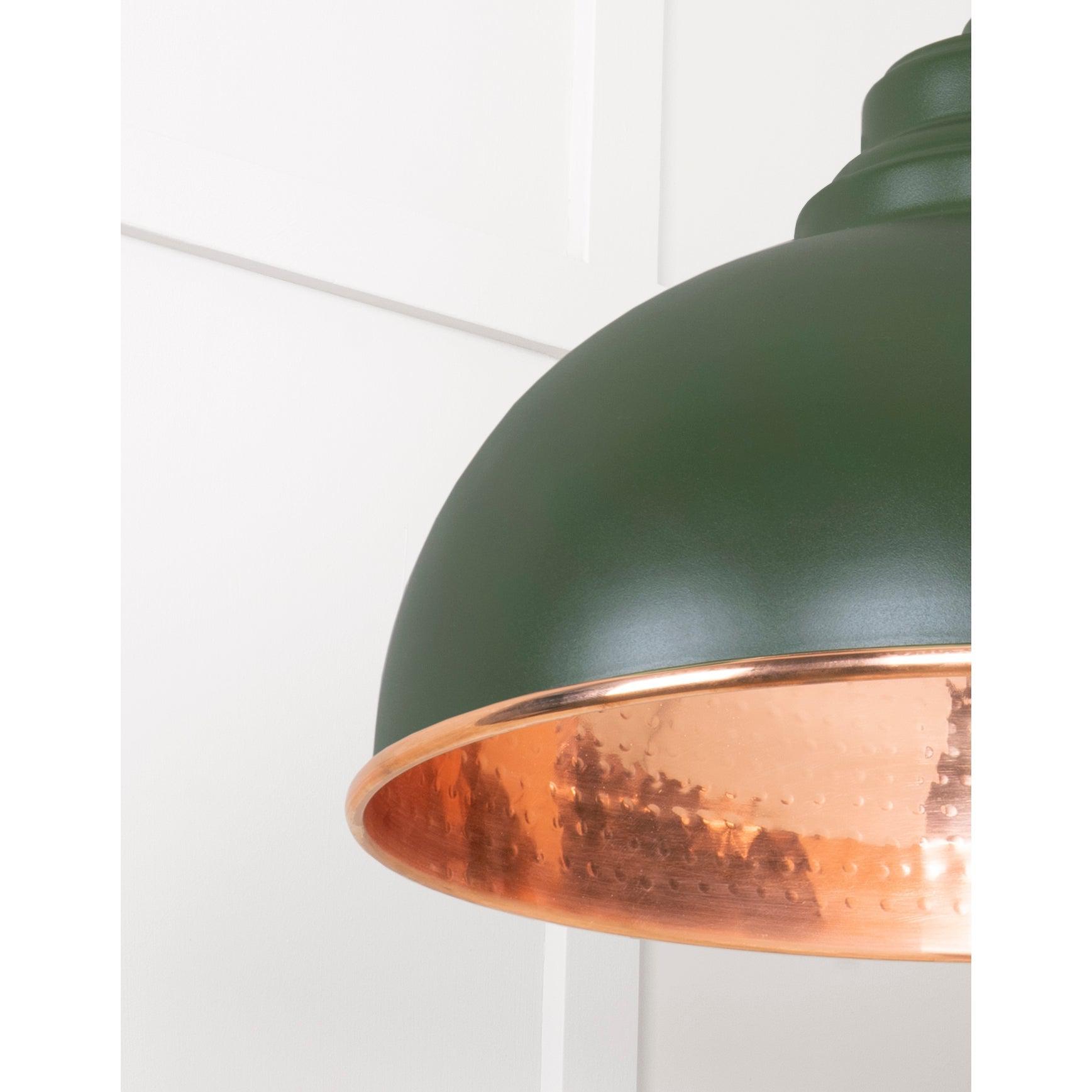 Hammered Copper Harborne Pendant in Heath | From The Anvil-Harborne-Yester Home
