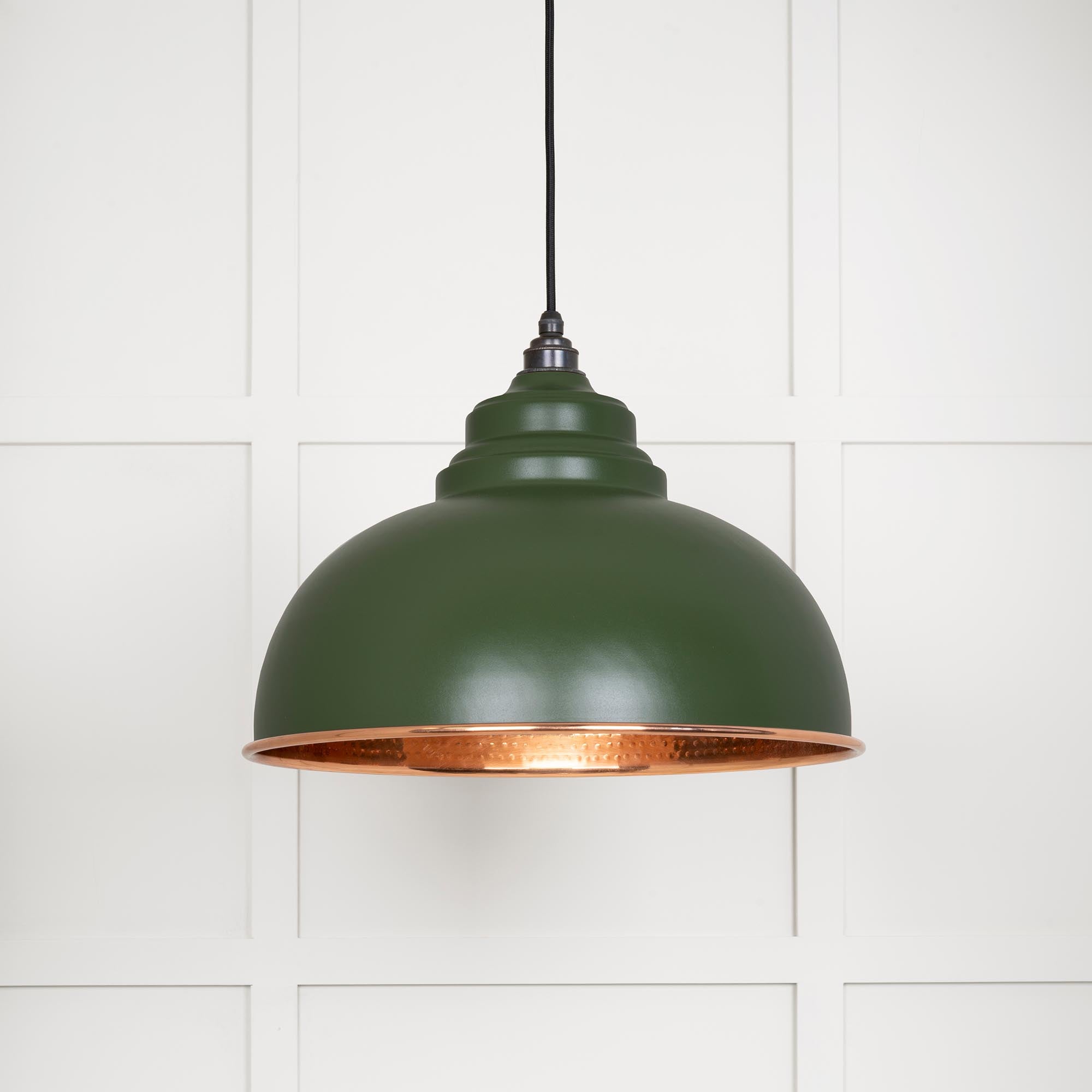 Hammered Copper Harborne Pendant in Heath | From The Anvil - Harborne - From The Anvil - Yester Home