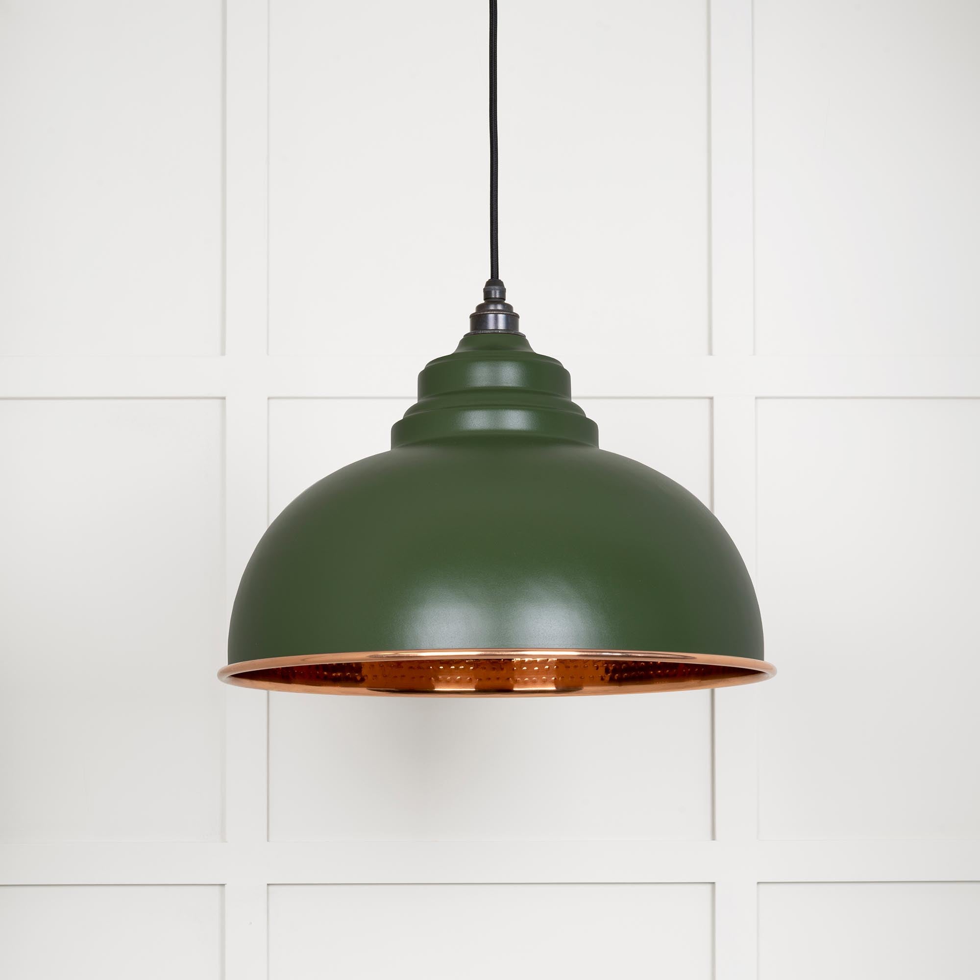 Hammered Copper Harborne Pendant in Heath | From The Anvil - Harborne - From The Anvil - Yester Home