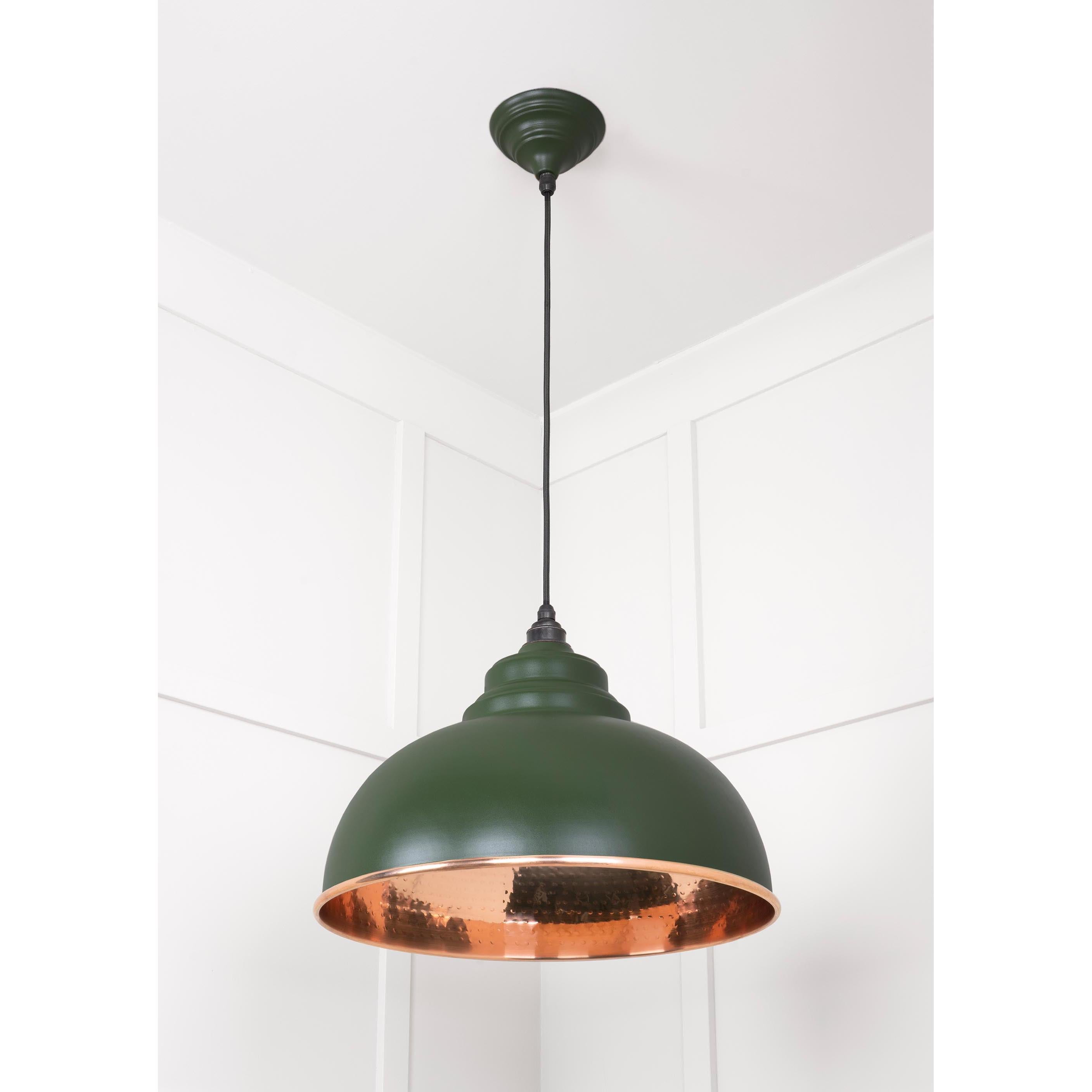 Hammered Copper Harborne Pendant in Heath | From The Anvil - Harborne - From The Anvil - Yester Home