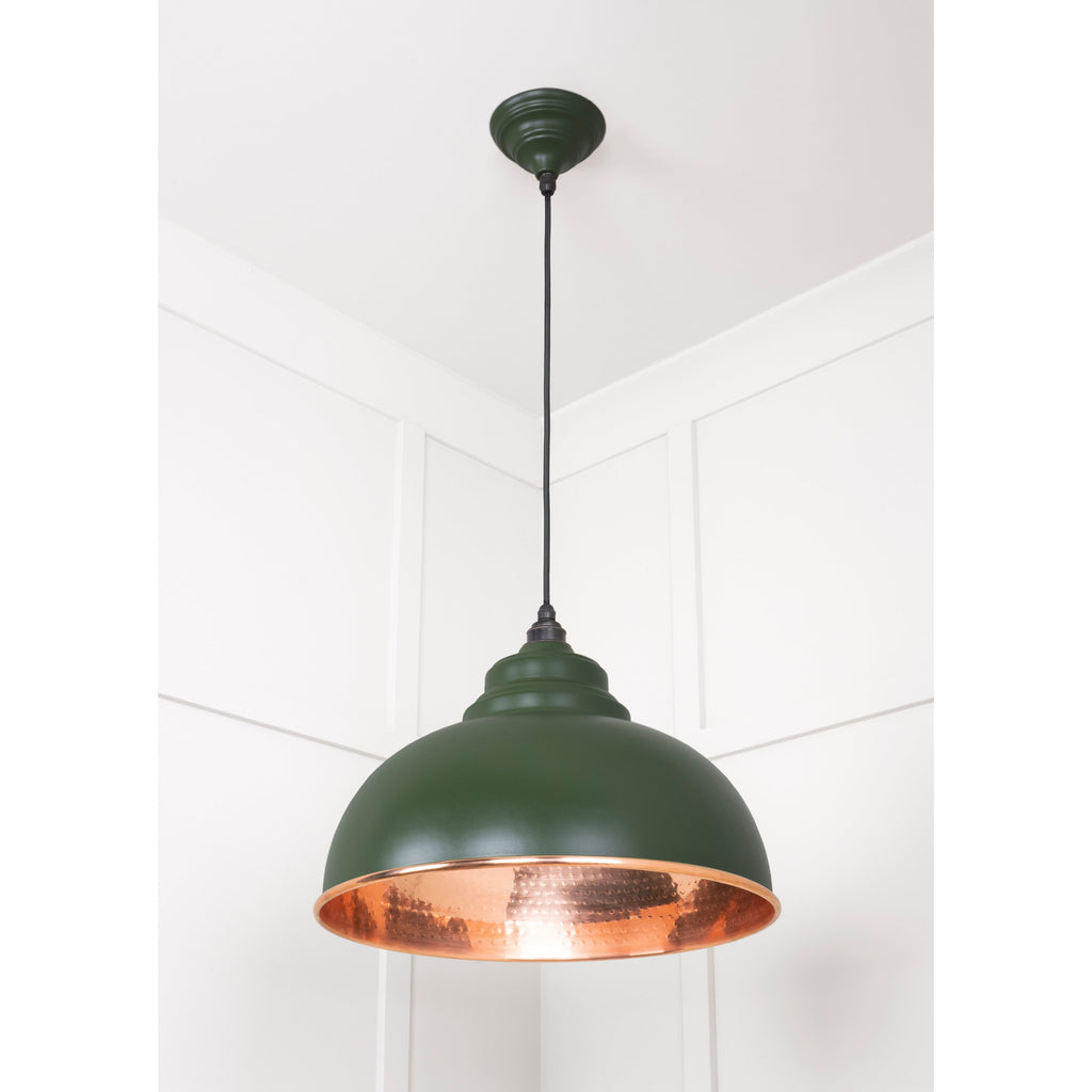 Hammered Copper Harborne Pendant in Heath | From The Anvil-Harborne-Yester Home