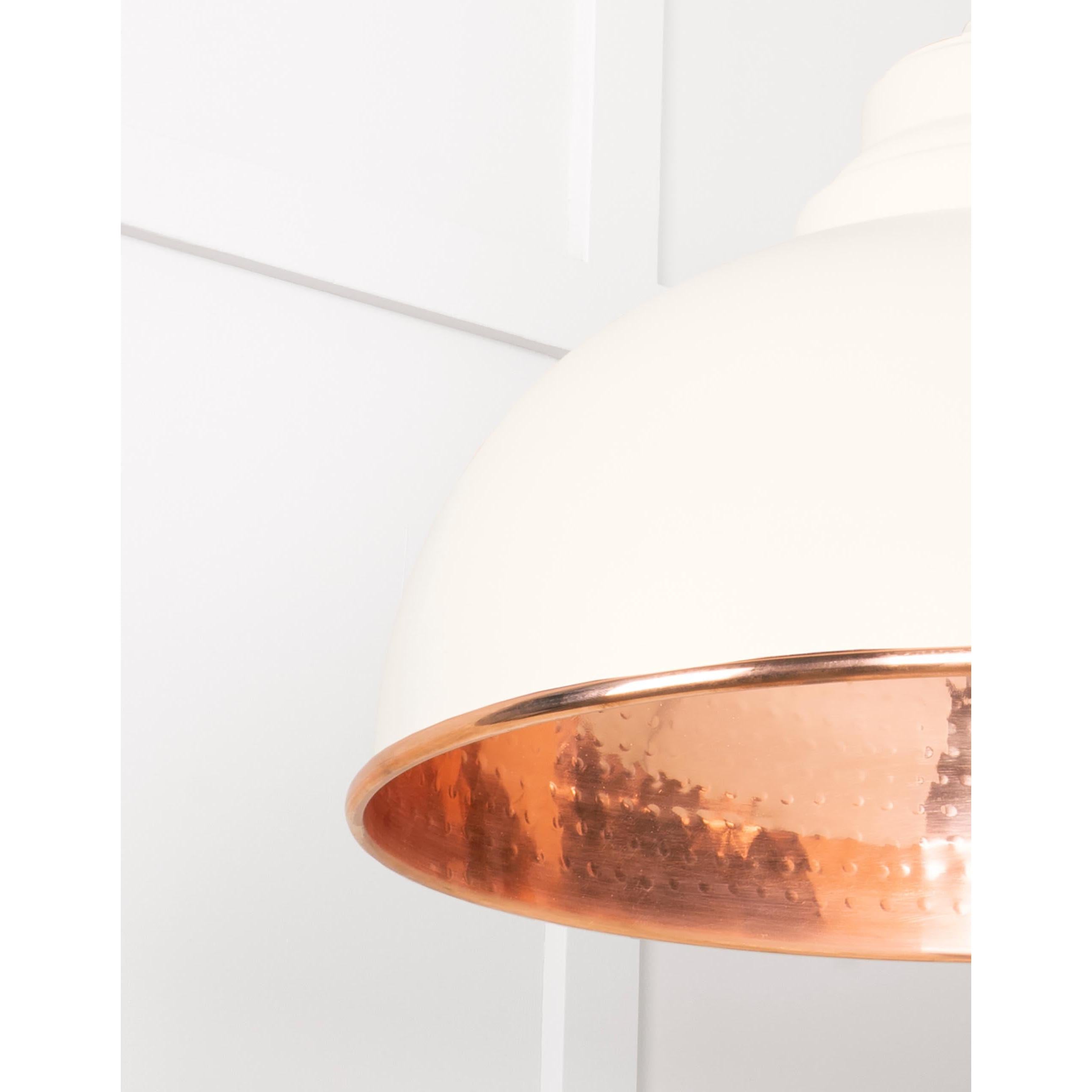 Hammered Copper Harborne Pendant in Teasel | From The Anvil - Harborne - From The Anvil - Yester Home