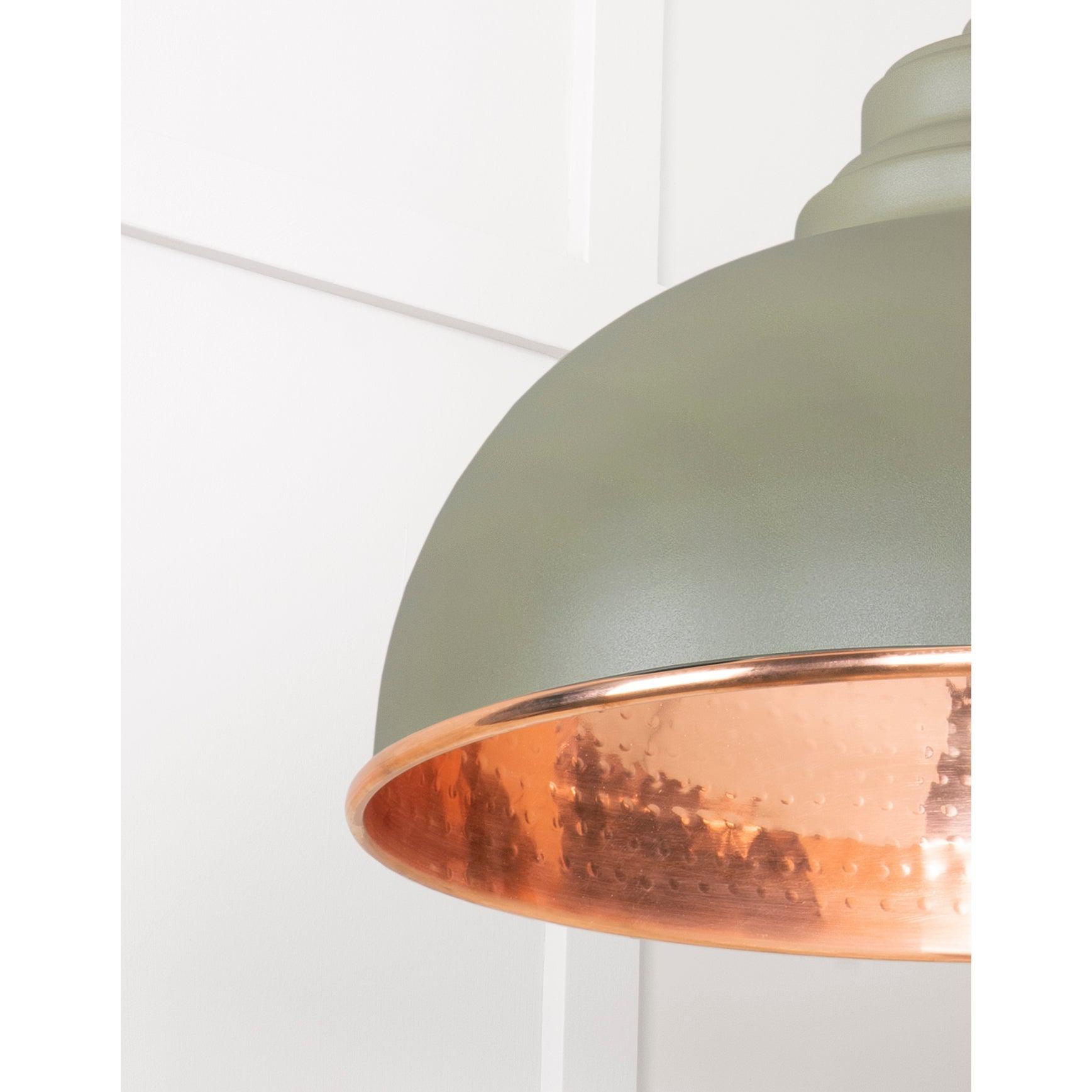 Hammered Copper Harborne Pendant in Tump | From The Anvil-Harborne-Yester Home