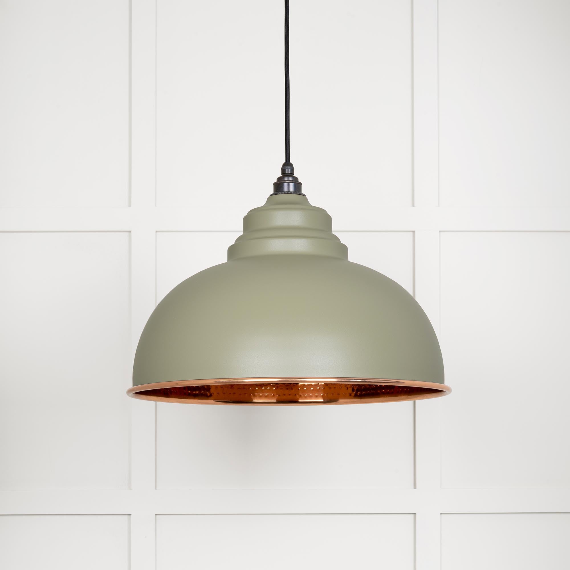 Hammered Copper Harborne Pendant in Tump | From The Anvil - Harborne - From The Anvil - Yester Home