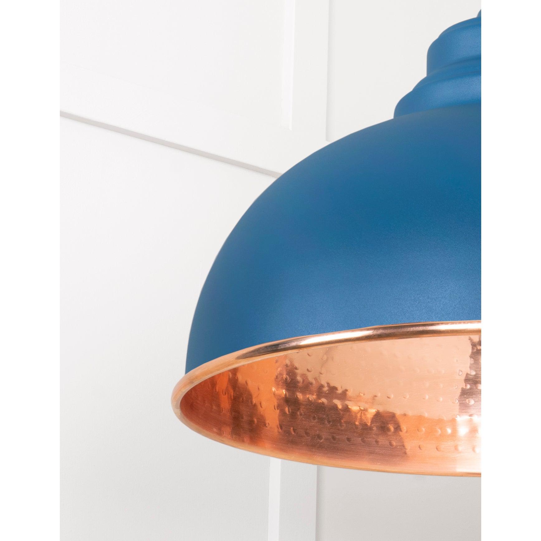 Hammered Copper Harborne Pendant in Upstream | From The Anvil-Harborne-Yester Home