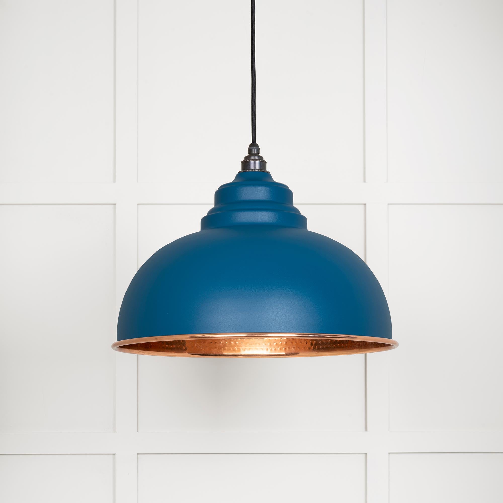Hammered Copper Harborne Pendant in Upstream | From The Anvil - Harborne - From The Anvil - Yester Home