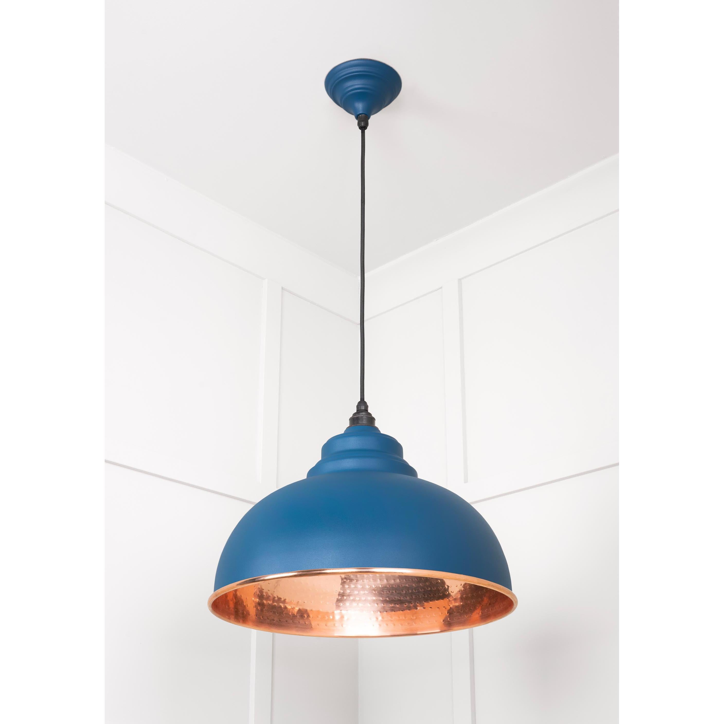 Hammered Copper Harborne Pendant in Upstream | From The Anvil - Harborne - From The Anvil - Yester Home