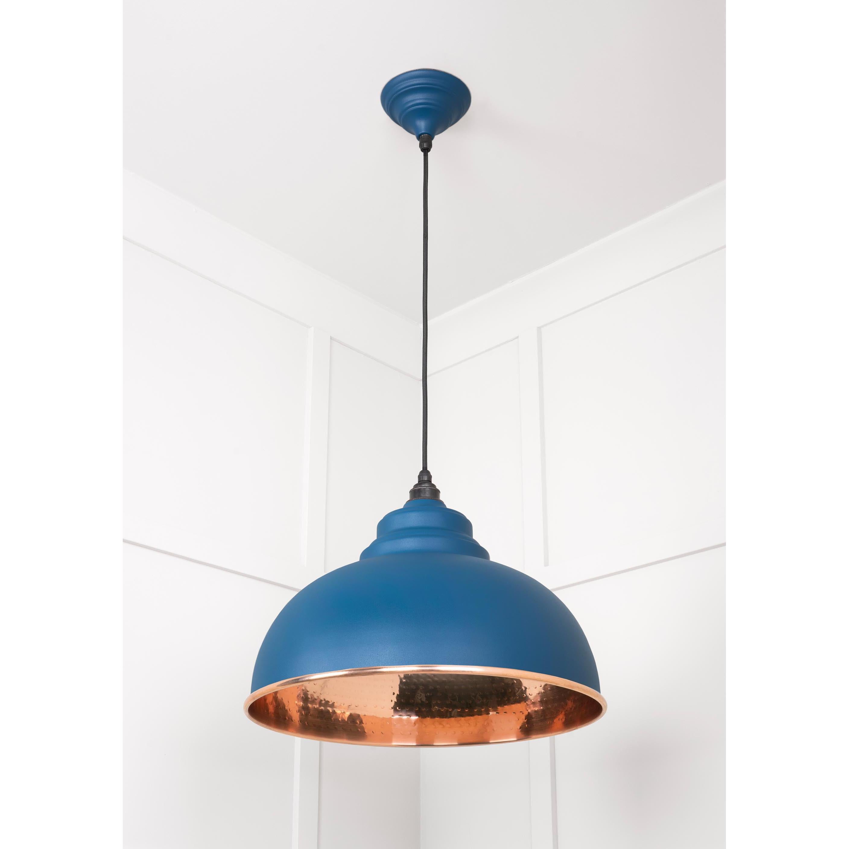 Hammered Copper Harborne Pendant in Upstream | From The Anvil - Harborne - From The Anvil - Yester Home