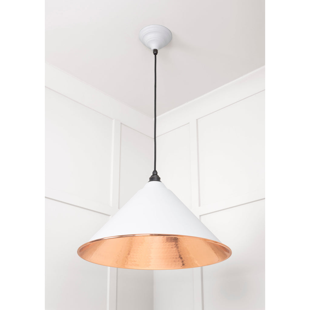 Hammered Copper Hockley Pendant in Flock | From The Anvil-Hockley-Yester Home