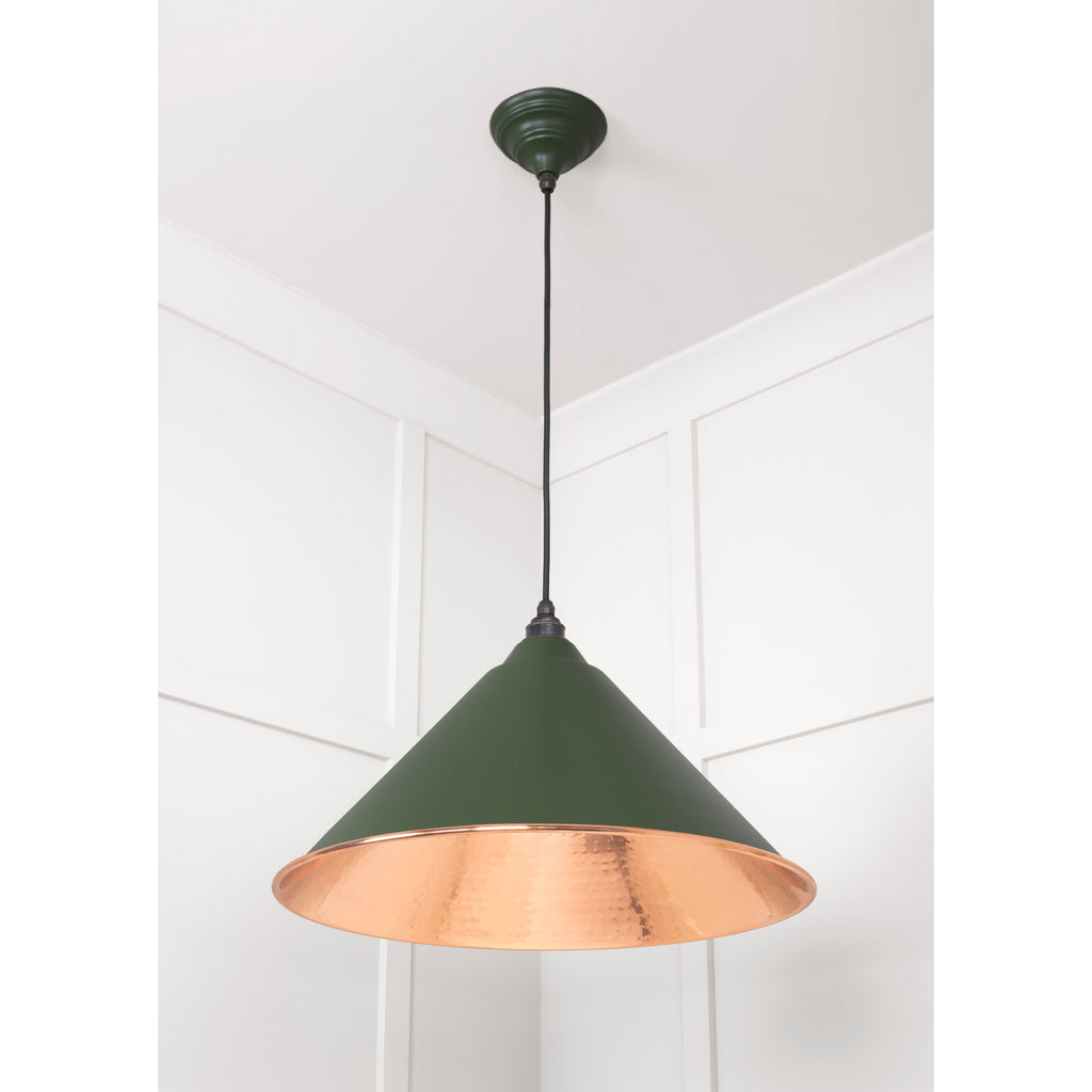 Hammered Copper Hockley Pendant in Heath | From The Anvil-Hockley-Yester Home