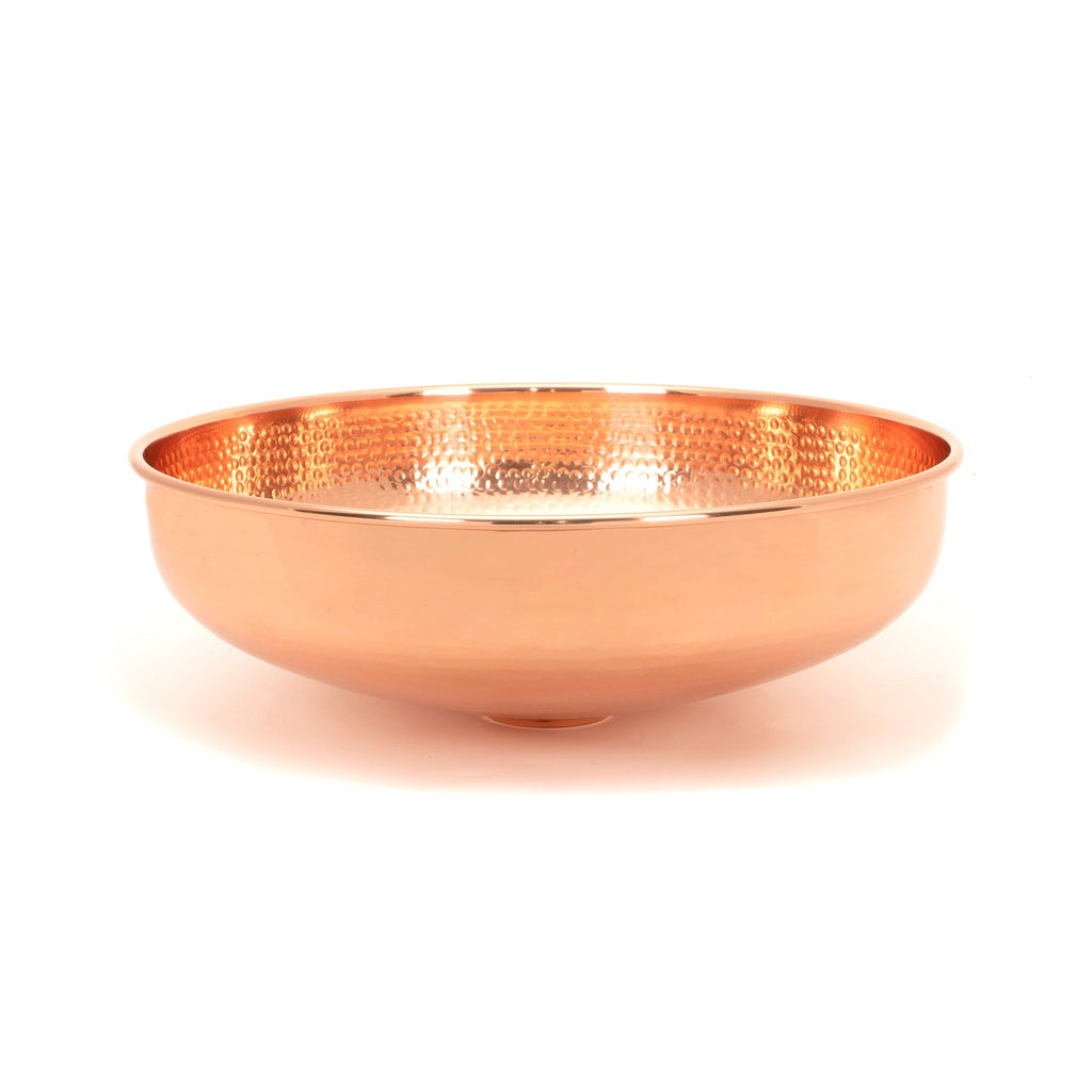 Hammered Copper Round Sink | From The Anvil-Sinks-Yester Home