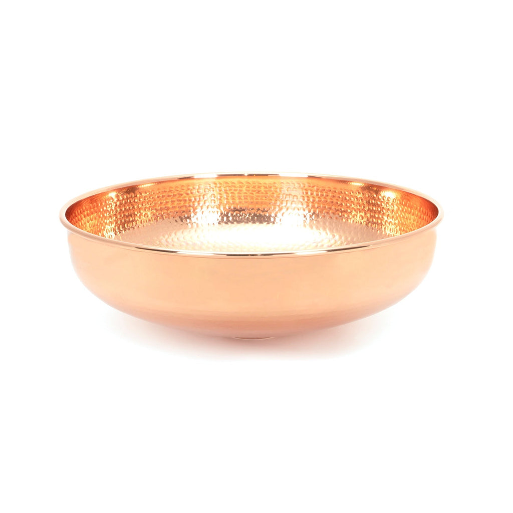 Hammered Copper Round Sink | From The Anvil-Sinks-Yester Home