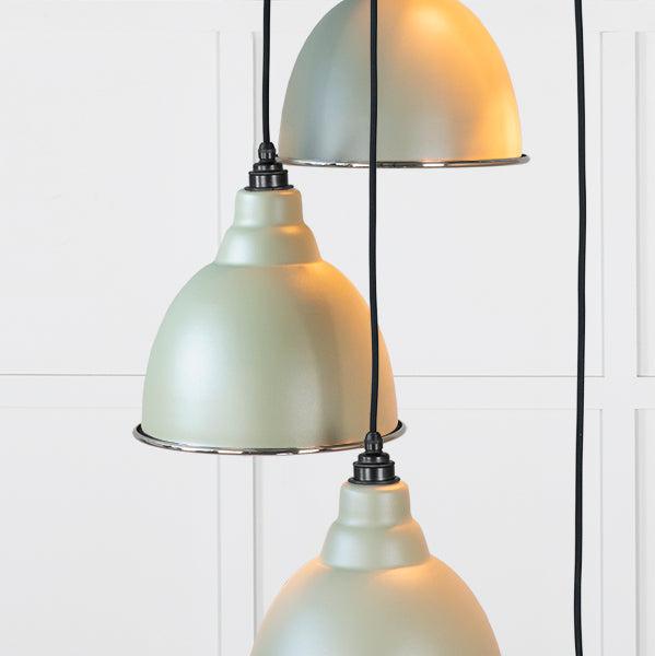 Hammered Nickel Brindley Cluster Pendant in Tump | From The Anvil-Cluster Pendants-Yester Home