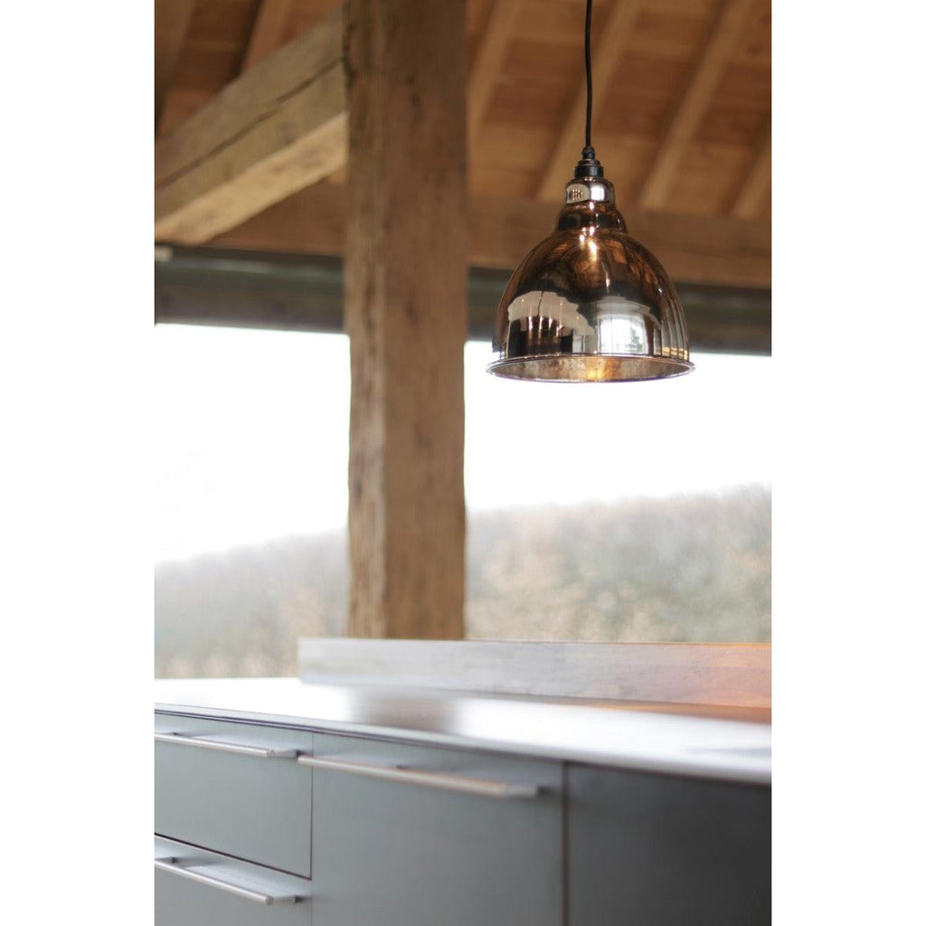 Hammered Nickel Brindley Pendant | From The Anvil-Brindley-Yester Home