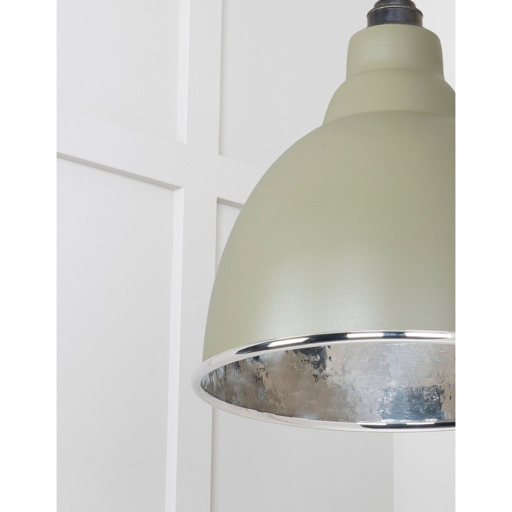 Hammered Nickel Brindley Pendant in Tump | From The Anvil-Brindley-Yester Home