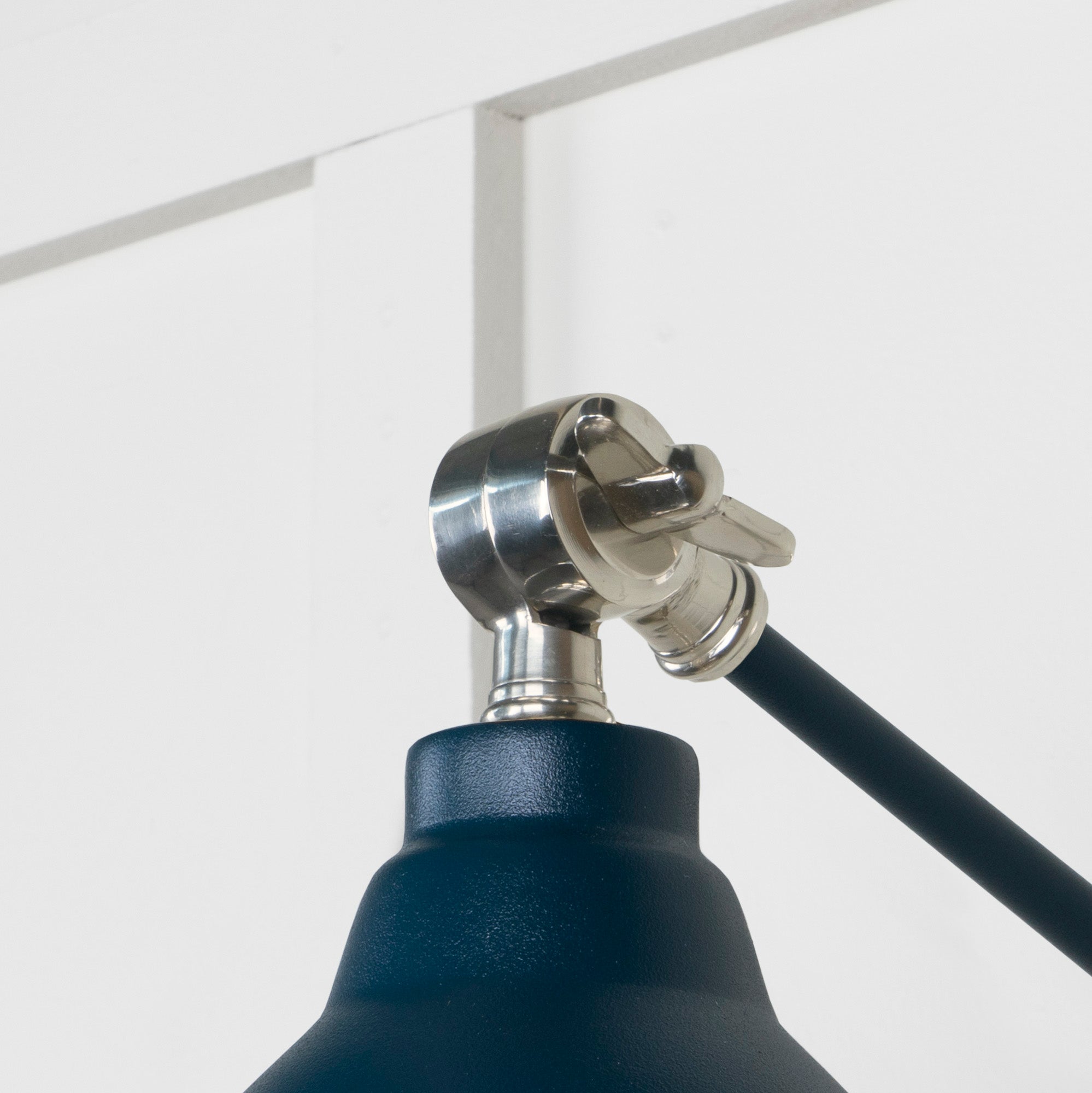 Hammered Nickel Brindley Wall Light in Dusk | From The Anvil - Wall Lights - From The Anvil - Yester Home