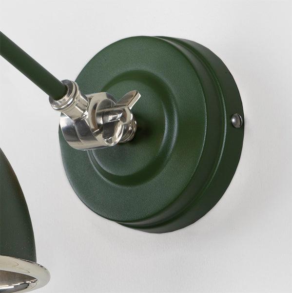 Hammered Nickel Brindley Wall Light in Heath | From The Anvil-Wall Lights-Yester Home