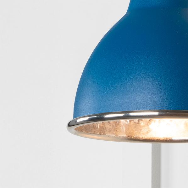 Hammered Nickel Brindley Wall Light in Upstream | From The Anvil-Wall Lights-Yester Home
