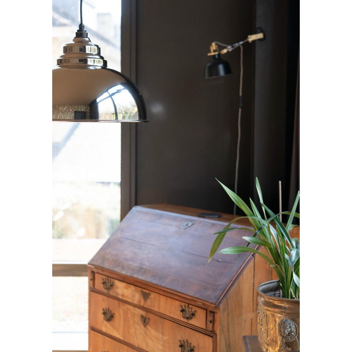 Hammered Nickel Harborne Pendant | From The Anvil-Harborne-Yester Home